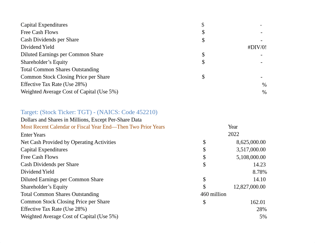 FIN 550 Final Project Excel Workbook (TARGET milestone 2).xlsb.xlsx_dlbq23opx9a_page2