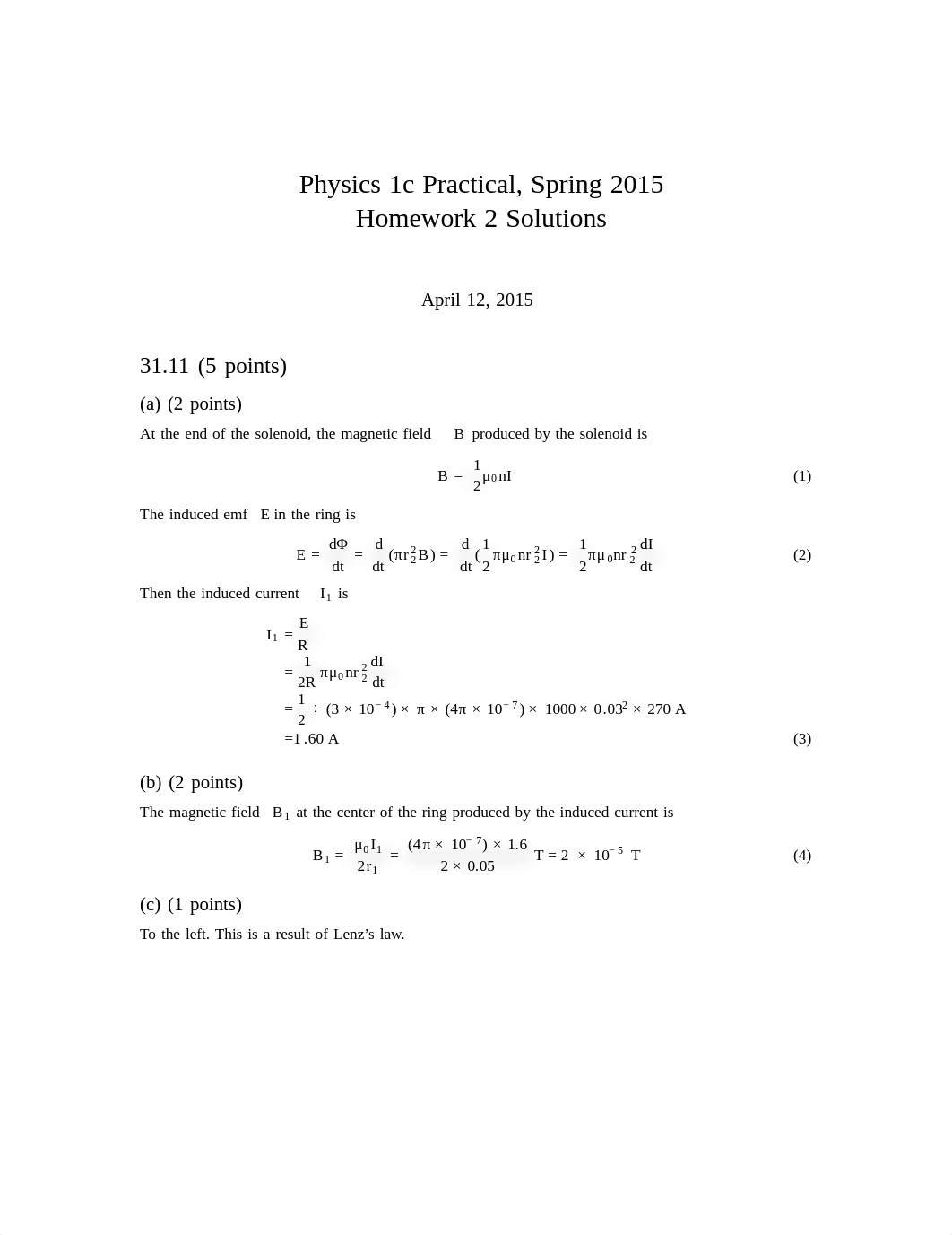 PHYS 1CP Spring 2015 Problem Set 2 Solutions_dlbrz24q7jc_page1