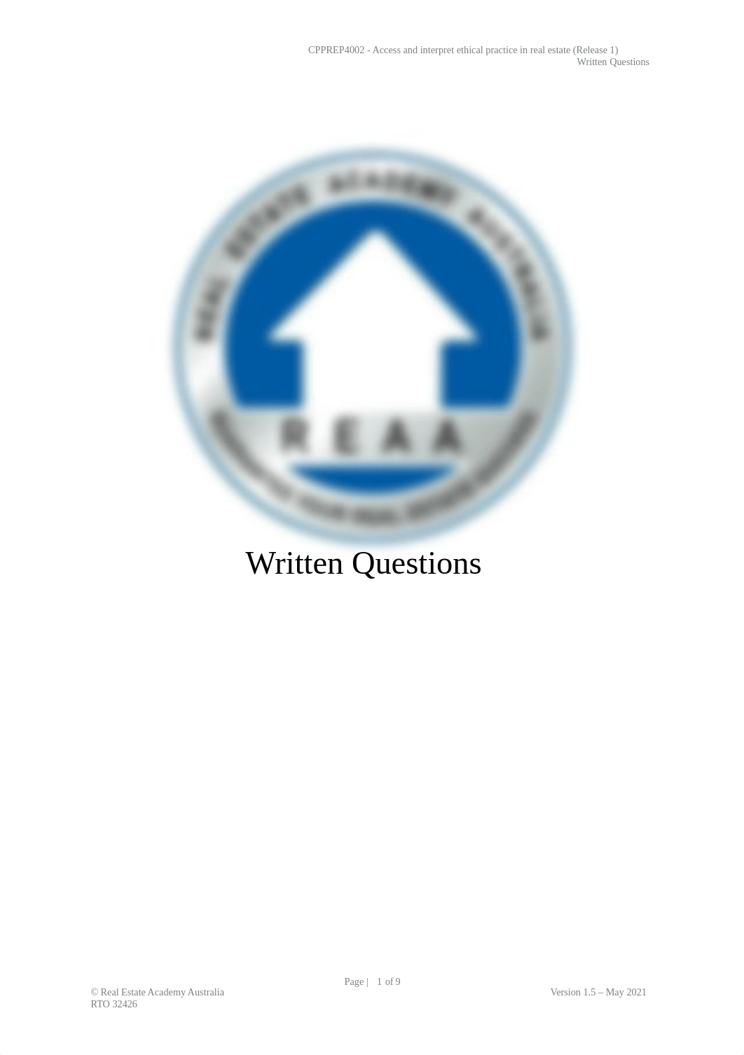 CPPREP4002 - Written Questions v1.5.docx_dlby37out85_page1