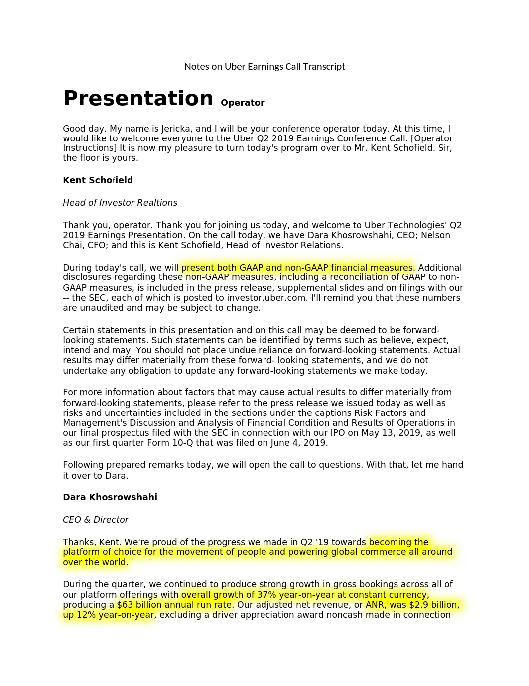 Notes on Uber Earnings Call Transcript.docx_dlc0nypz5c3_page1