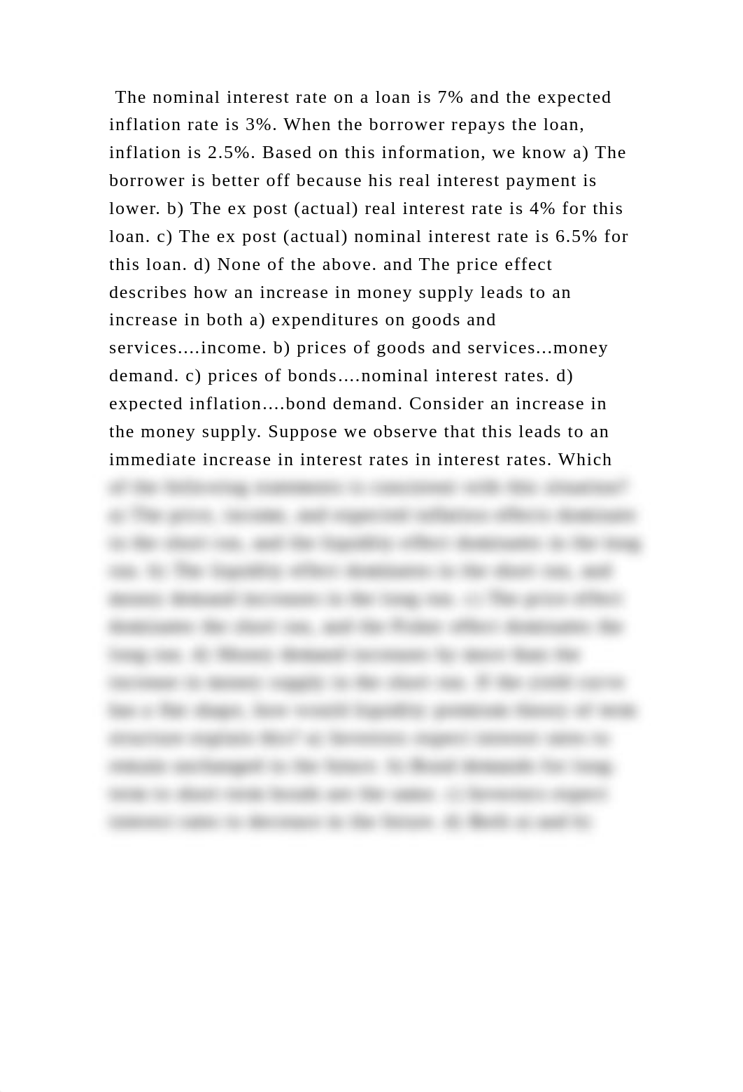 The nominal interest rate on a loan is 7 and the expected inflation .docx_dlcp029a2rt_page2