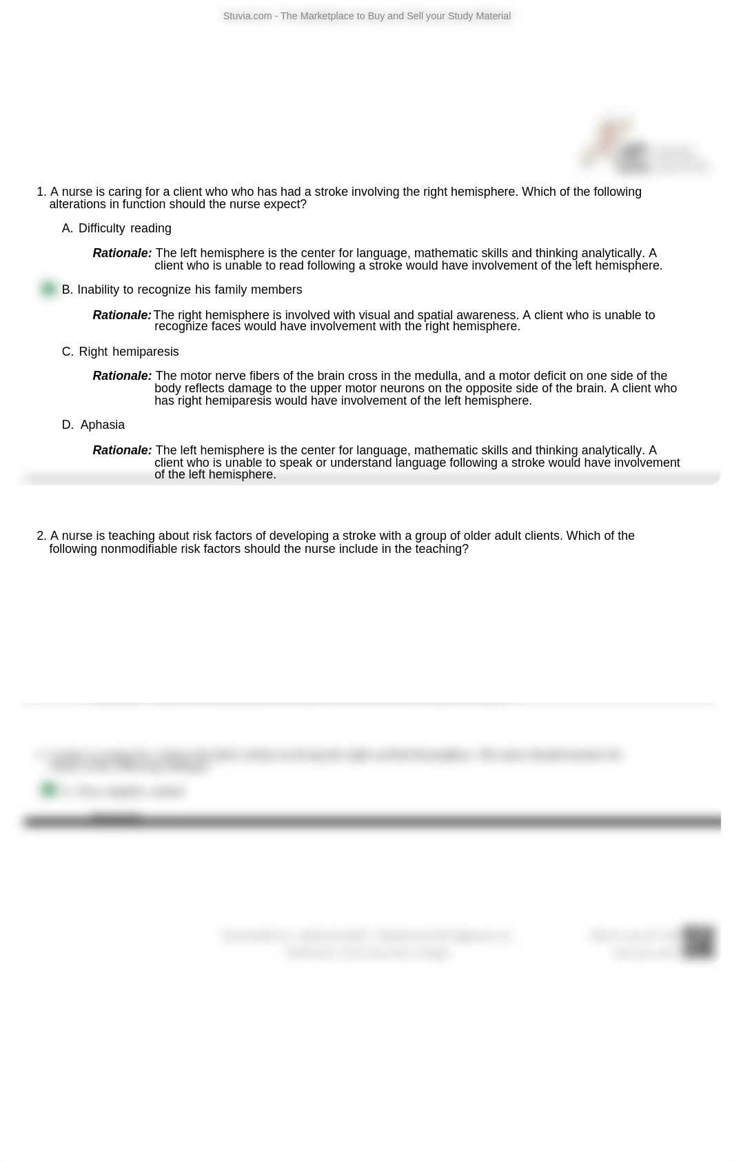 Stuvia-1597105-ss-ati-practice-assessment.answer-key-for-stroke-and-intracranial-problems.pdf_dlcxyyk0gam_page3