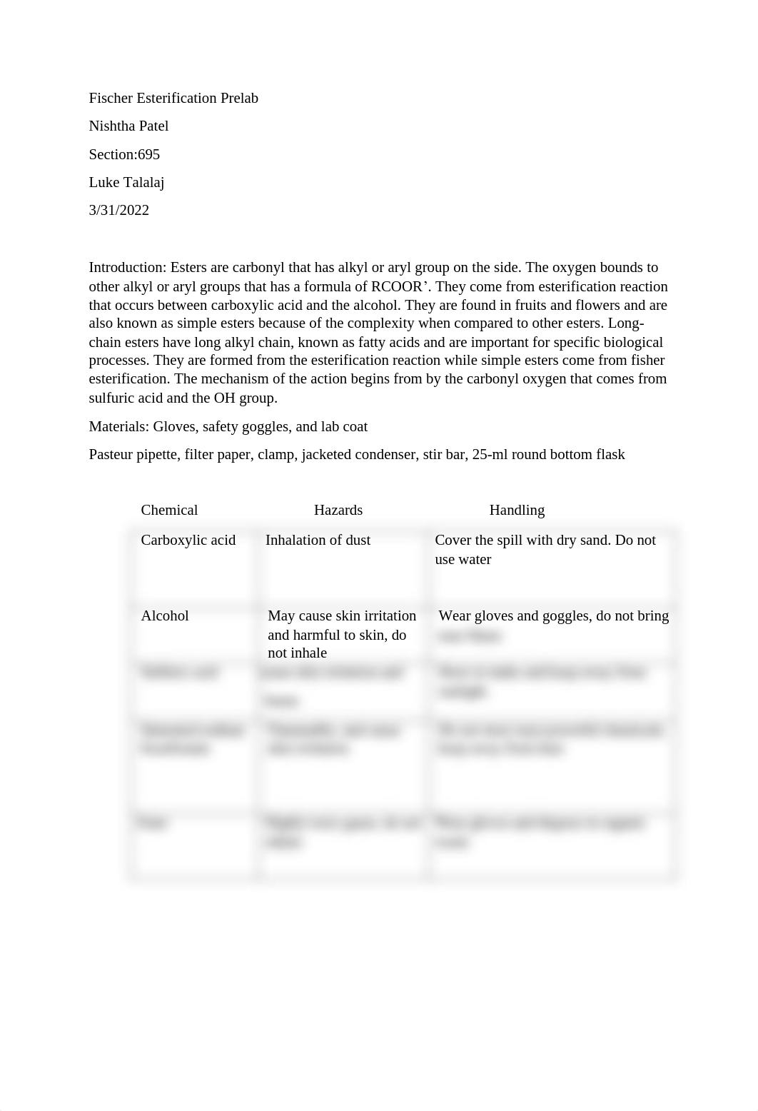 Fischer Esterification Prelab .pdf_dld2oe4wwbp_page1