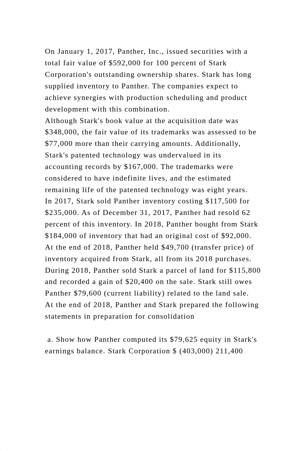 On January 1, 2017, Panther, Inc., issued securities with a total fa.docx_dld4pm0f7kl_page2