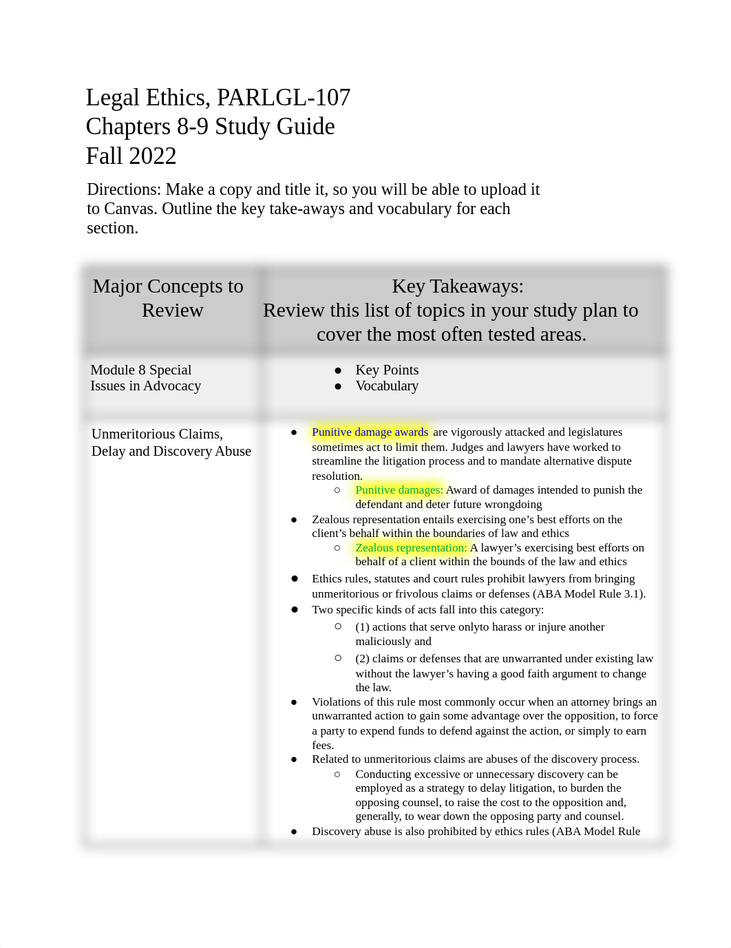 Copy of Study Guide Legal Ethics Chapters 8-9.pdf_dld7eycegct_page1