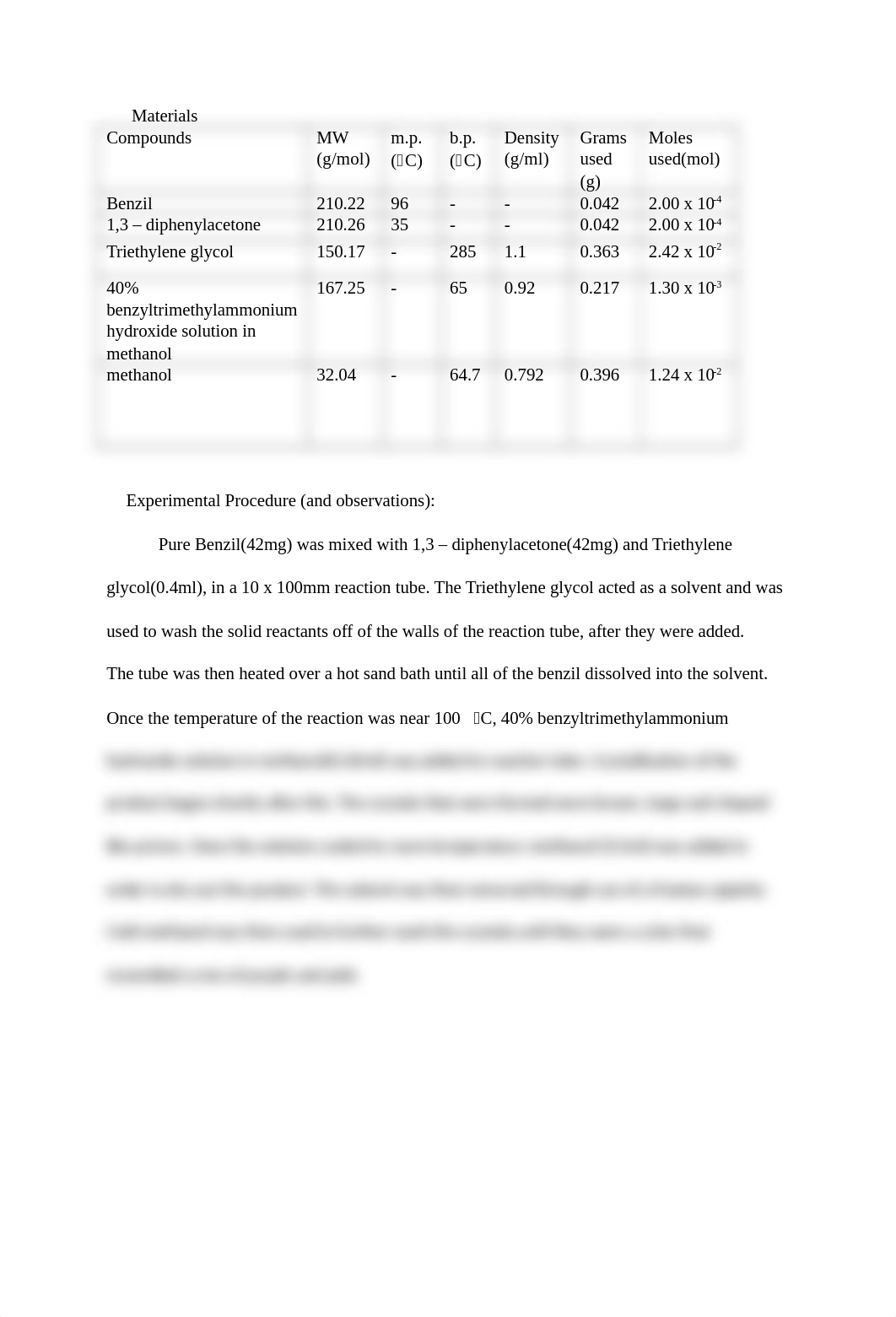 orgo 2 lab tetraphenylcyclopentadienone report.docx_dldfw2vgd6b_page2