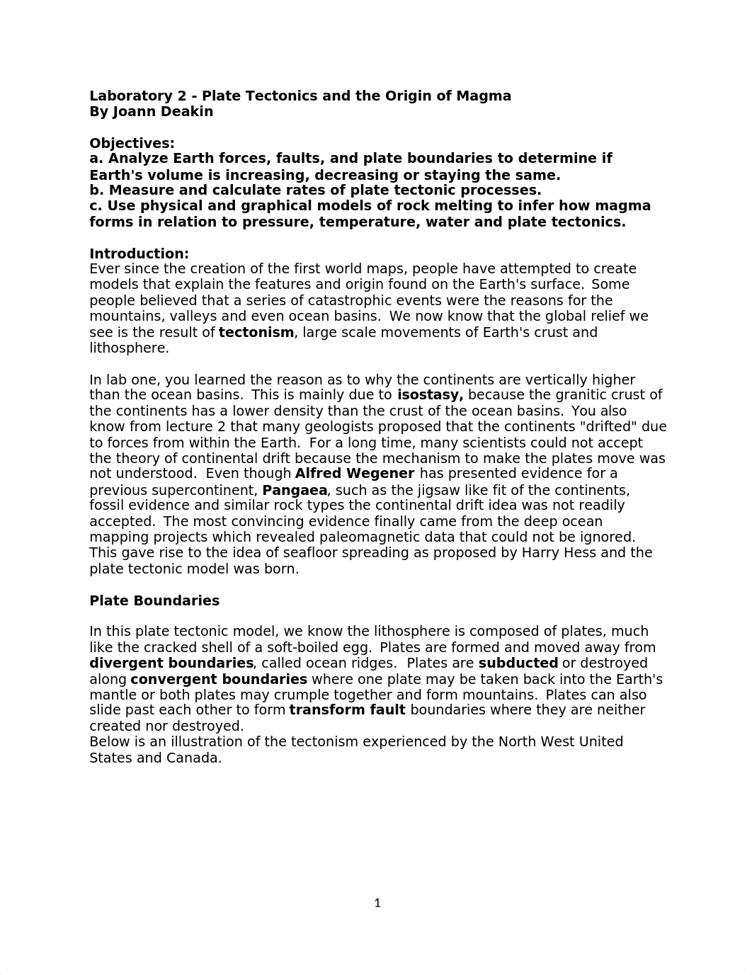 Geo 101 lab 2 plate tectonics.docx_dldos8p8bcf_page1