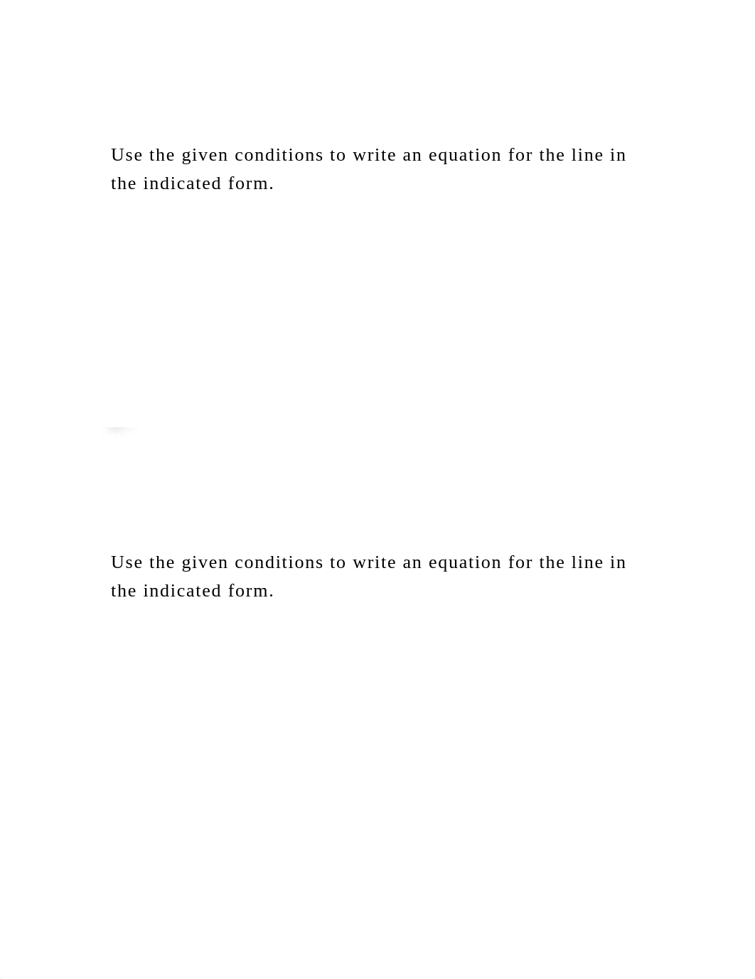 Use the given conditions to write an equation for the line in the .docx_dldr3c9rw11_page2