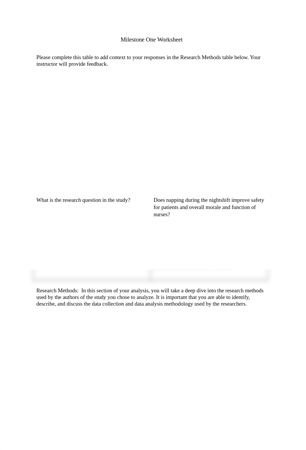 IHP 340 Milestone One Worksheet napping during night shift.docx_dlel265ebls_page1