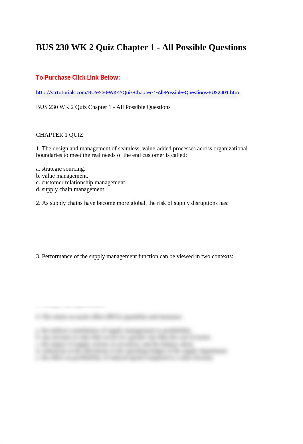 BUS 230 WK 2 Quiz Chapter 1 - All Possible Questions_dlf1m2pa2jj_page1