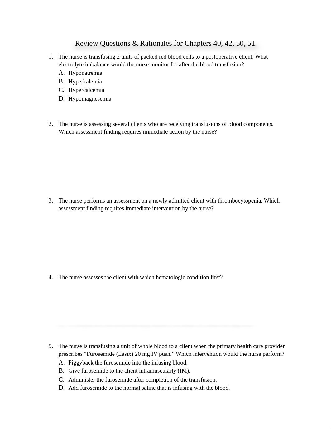 AH2-EXAM 5 REVIEW QUESTIONS AND RATIONALES.docx_dlf9j45fj51_page1