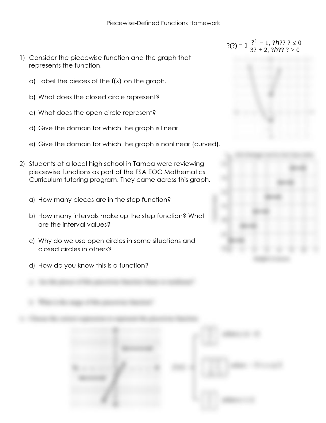 Piecewise Functions HW.pdf_dlfbhgcfnvt_page1