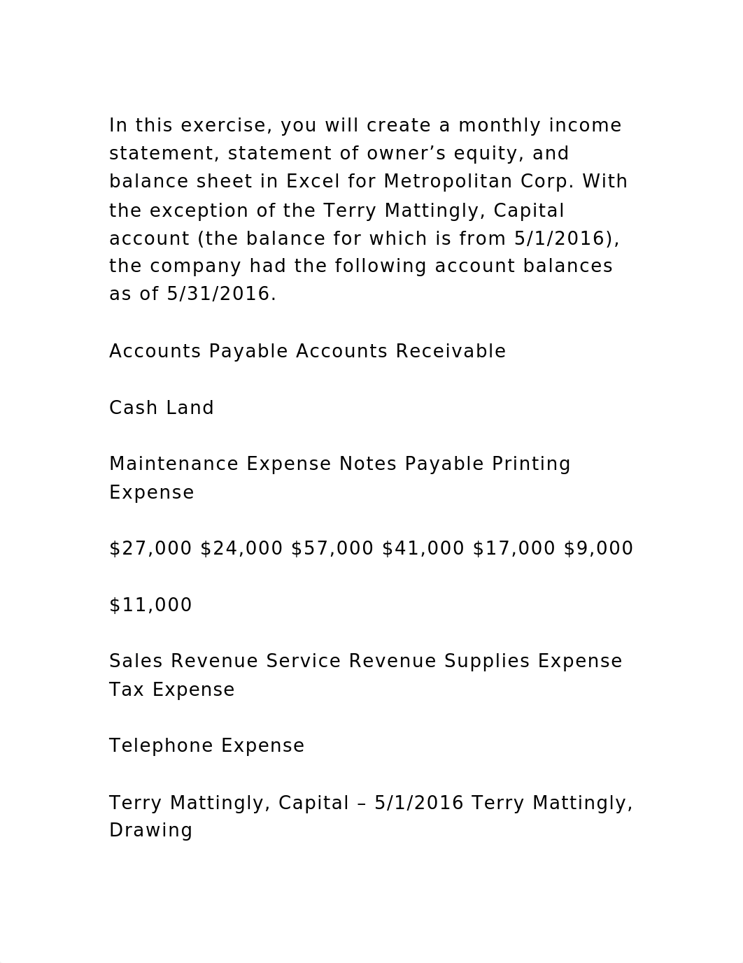 In this exercise, you will create a monthly income statement, statem.docx_dlfdyvb882q_page2