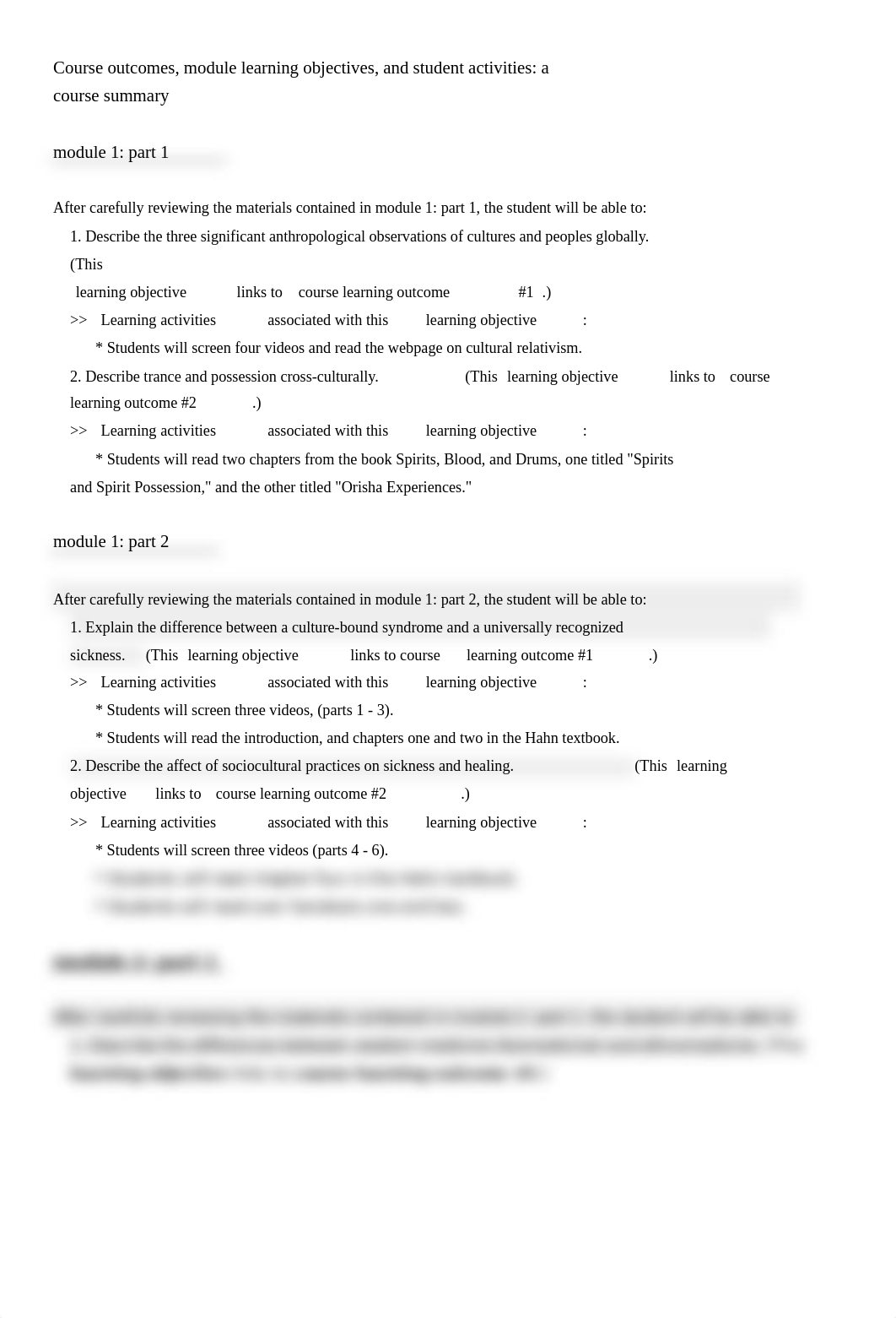 anth 3315 Course outcomes, learning objectives, learning activities.docx_dlflen4vllo_page1