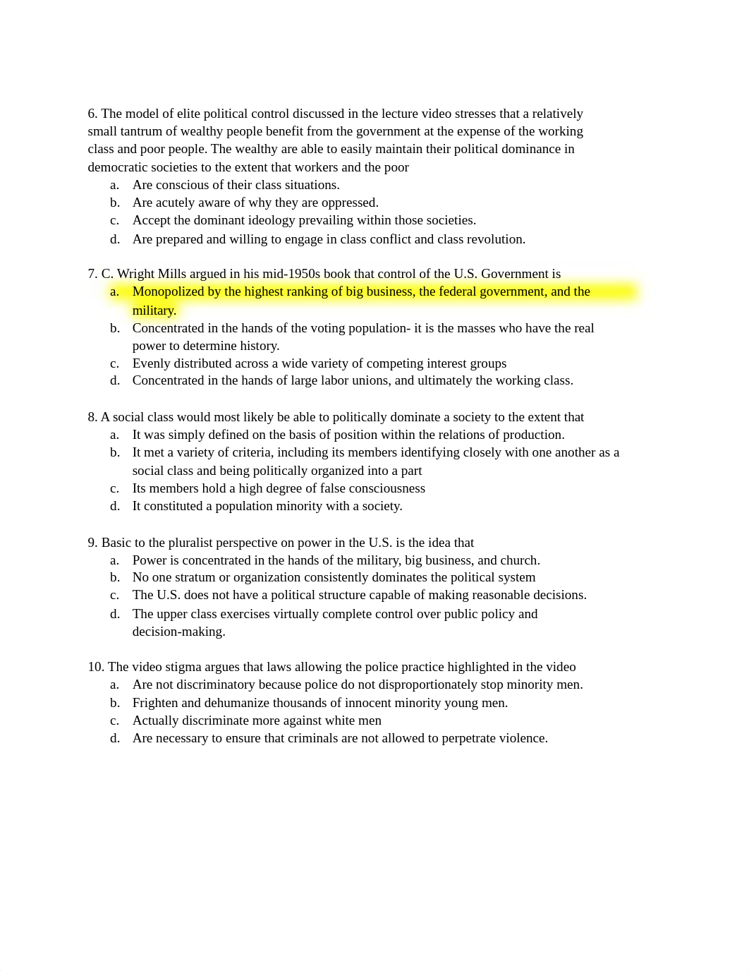 Social Stratification Module 9 for quiz 2 review.pdf_dlflqnjj8ej_page2