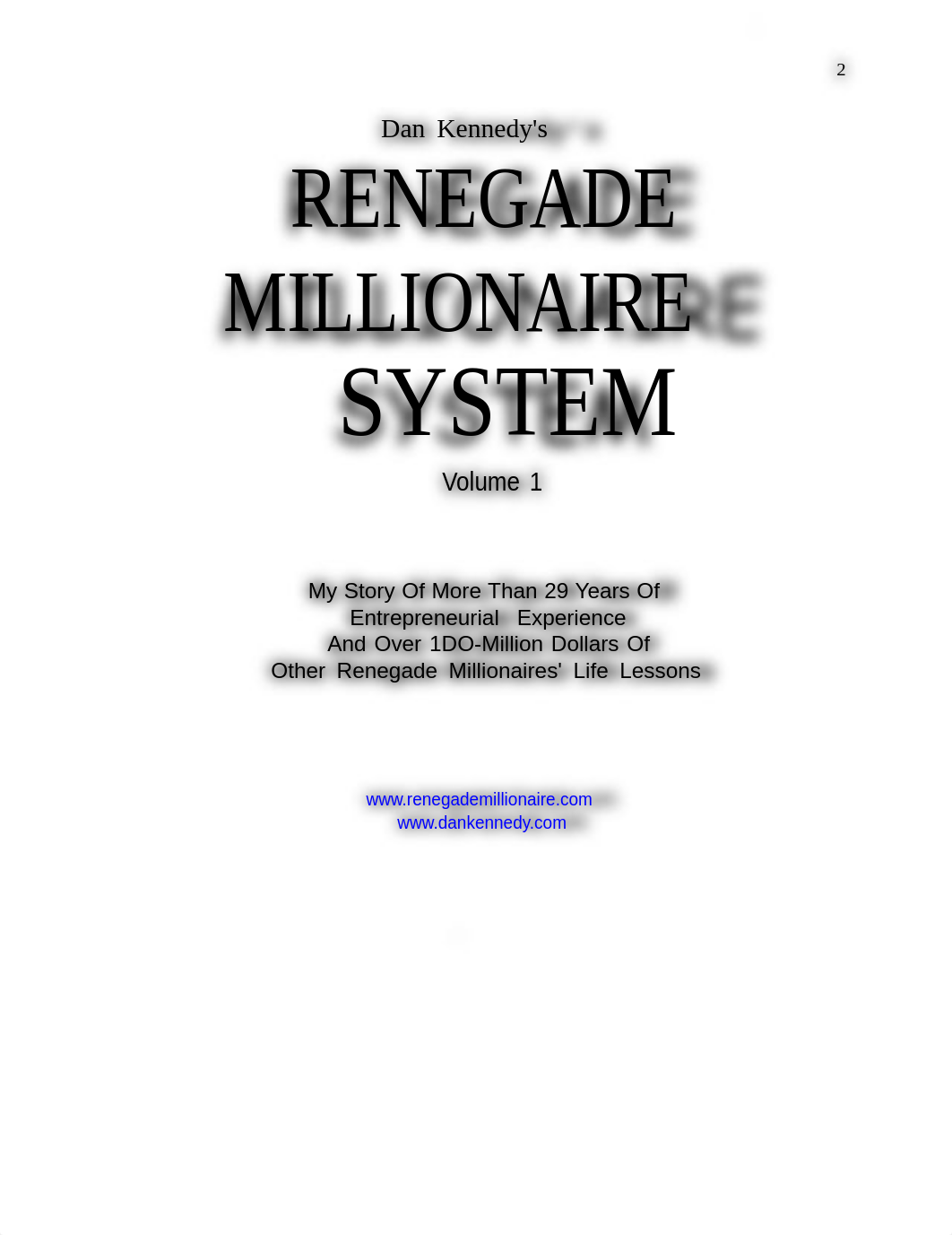 Dan Kennedy - Renegade Millionaire System - Desk Reference And Action Guide.pdf_dlfshuc0yck_page3