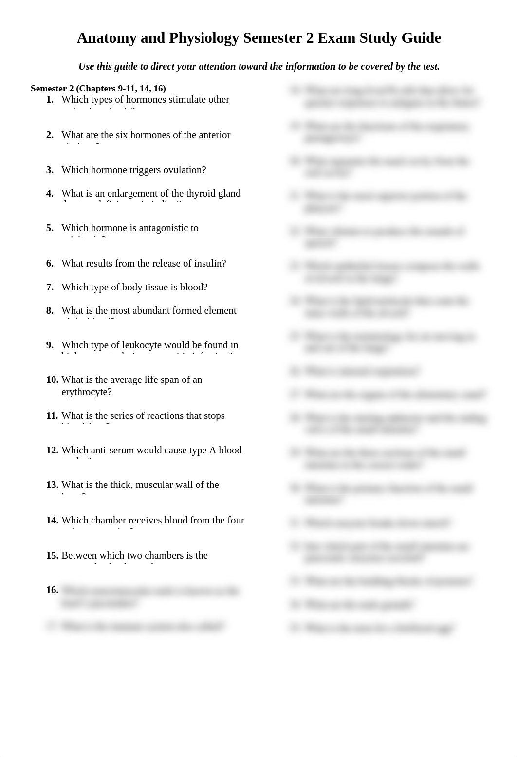 Anatomy and Physiology Semester 2 Exam Study Guide (2).doc_dlfvc6ahv4h_page1