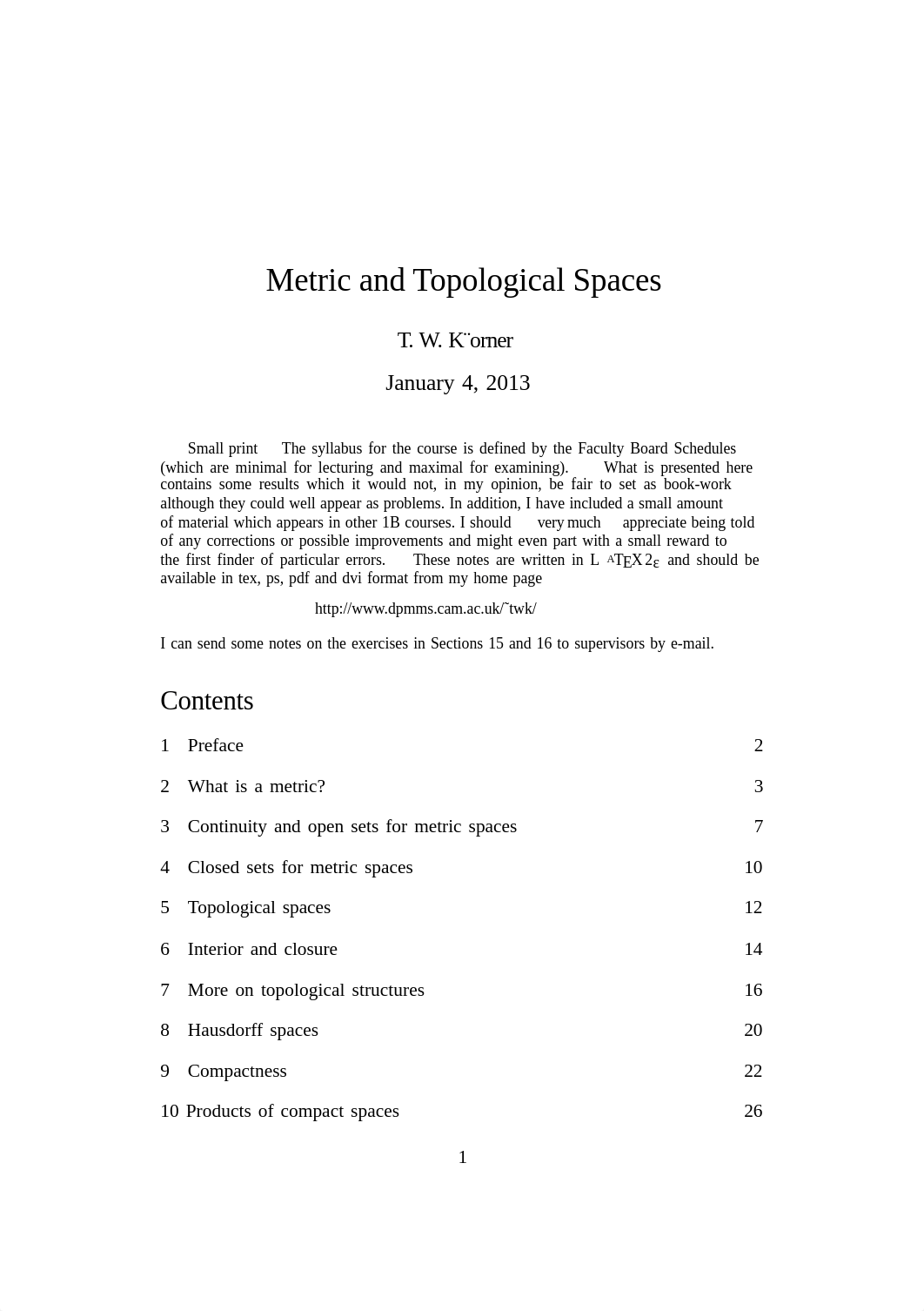 PIB - Metric and Topological Spaces - Korner (2013) 92pg.pdf_dlfytzrchcq_page1