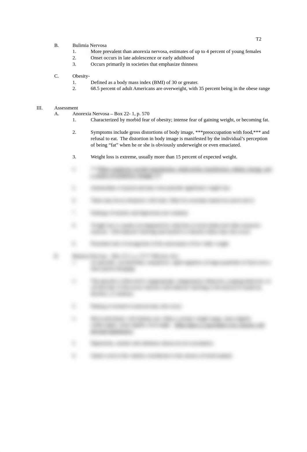 Mental Health Exam 4 Eating disorder .docx_dlgbk6gptk5_page2