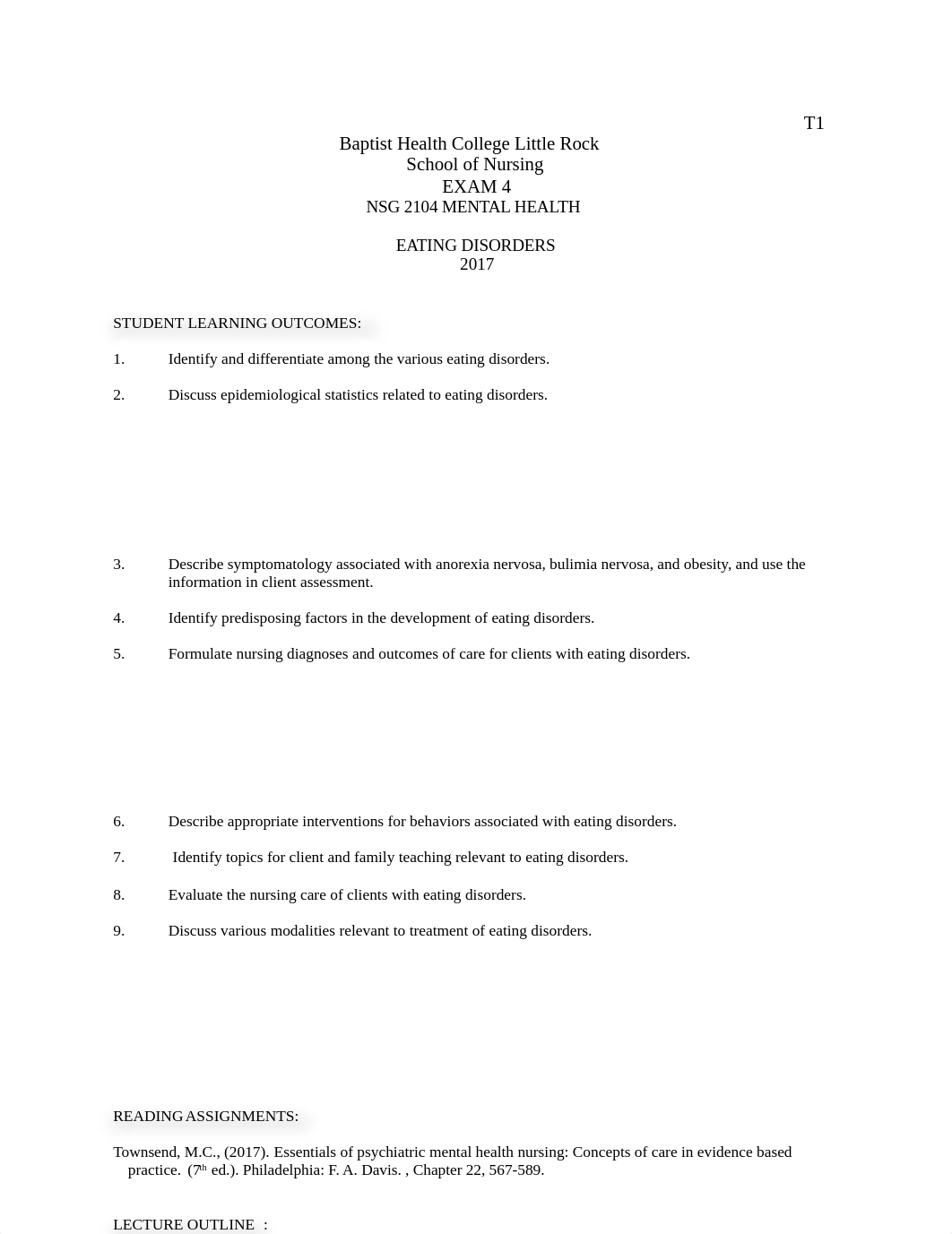 Mental Health Exam 4 Eating disorder .docx_dlgbk6gptk5_page1