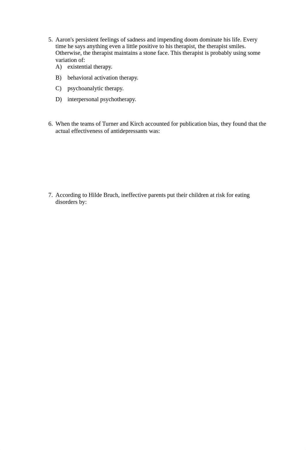 Abnormal Behavior Mood disorders, eating disorders and treatments Practice Exam 2.docx_dlgdttdj8dh_page2