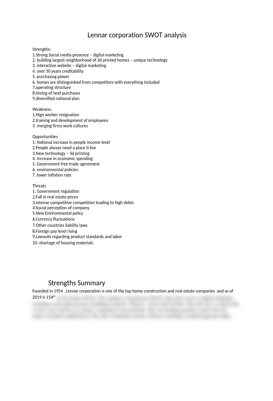 Lennar corporation SWOT analysis.docx_dlgpnivfyec_page1