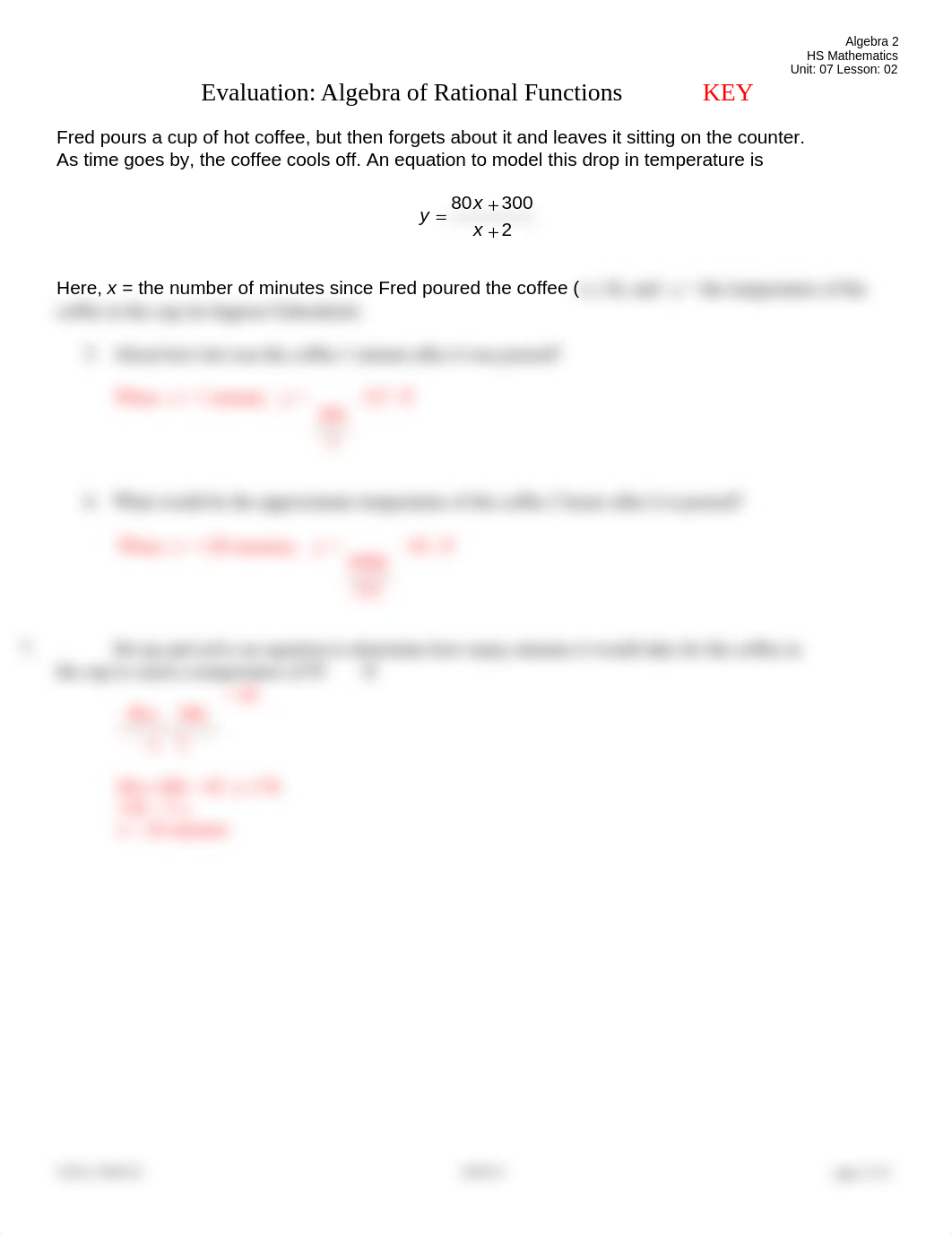 Evaluation Algebra of Rational Functions PI KEY_dlgref2miou_page2