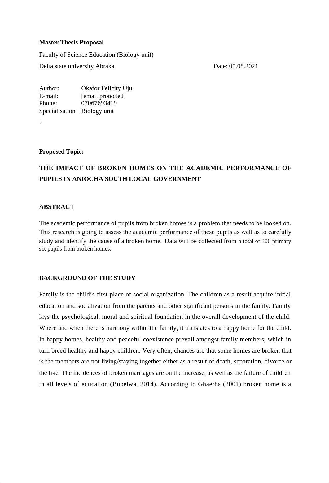 Master Thesis Proposal(THE IMPACT OF BROKEN HOMES ON THE ACADEMIC PERFORMANCE OF STUDENTS).docx_dlgur5hem4w_page2