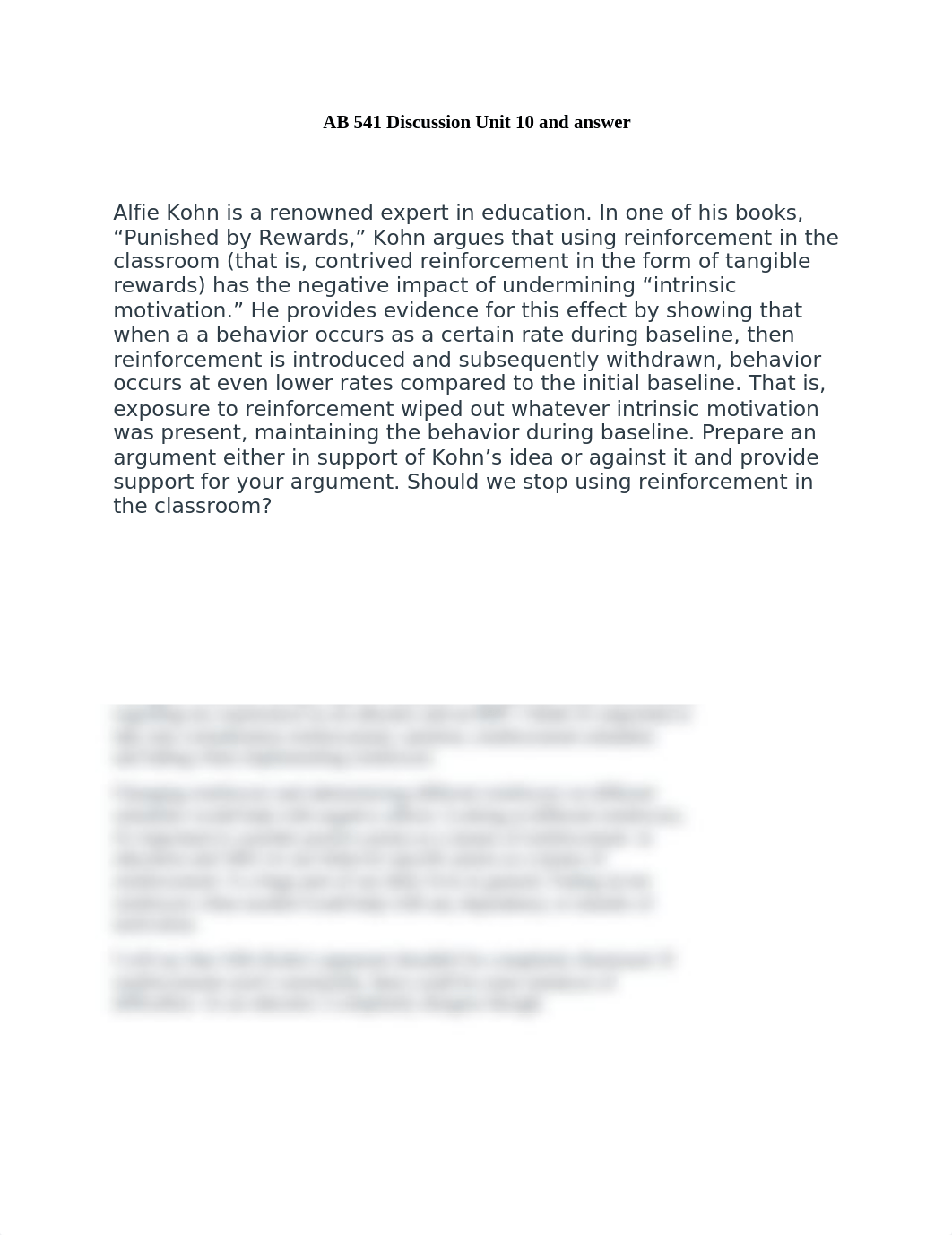 AB 541 Discussion Unit 10 and answer.docx_dlgw7266qk7_page1