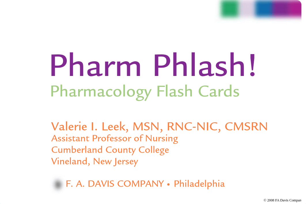 Pharm Phlash! Pharmacology Flash Cards 1st E (2008).pdf_dlgwfeka9y8_page1