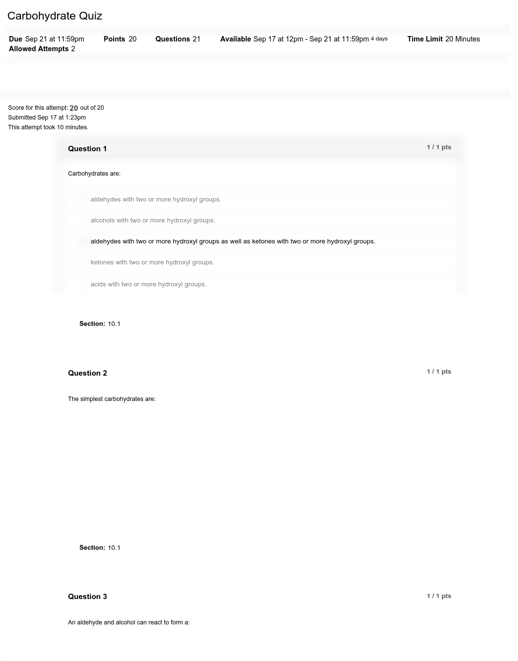 Carbohydrate Quiz_ MBS 6250 40 BIOCHEMISTRY I FA-15-2_dlgy90o9ymo_page1