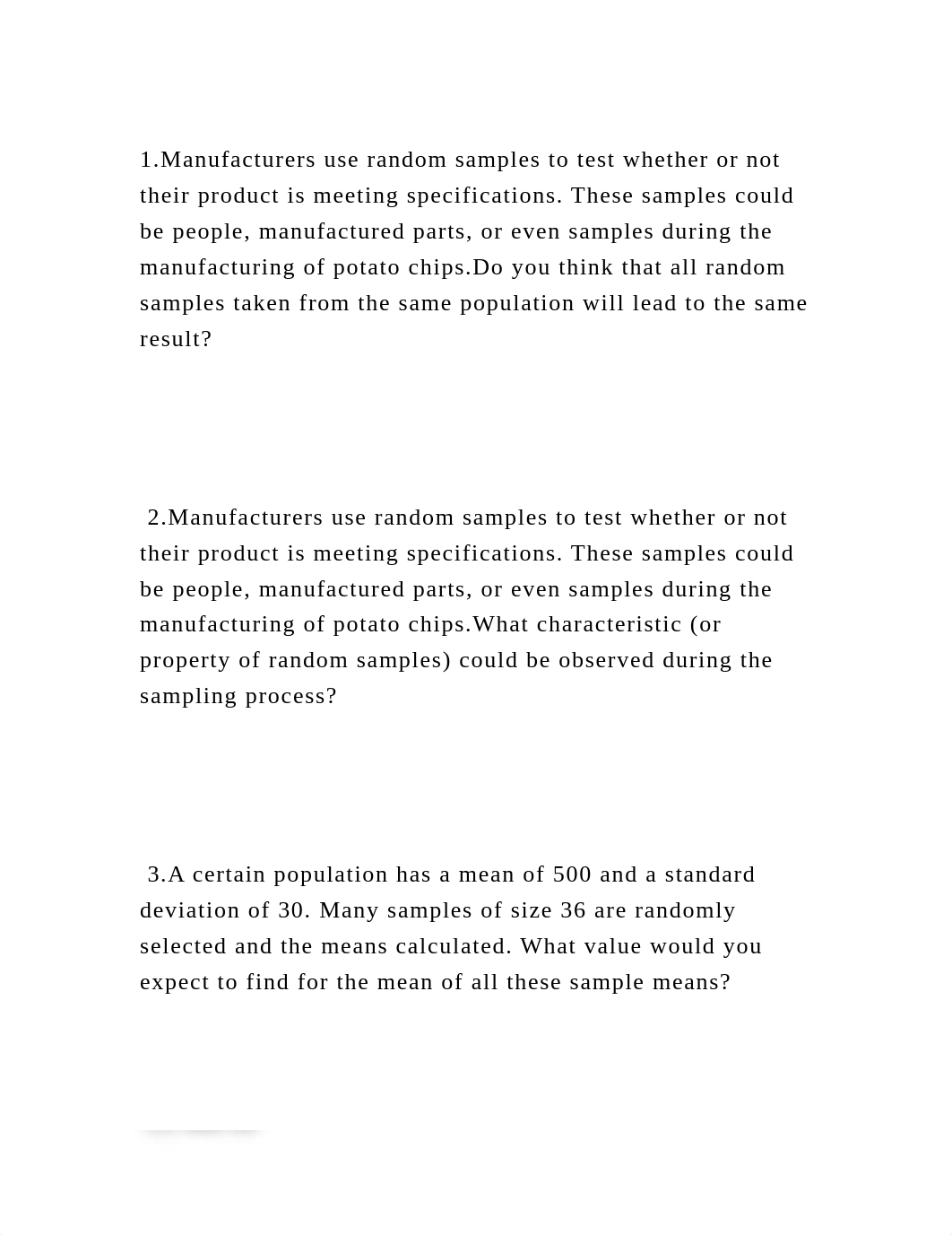 1.Manufacturers use random samples to test whether or not their prod.docx_dlhdd4ee4g4_page2