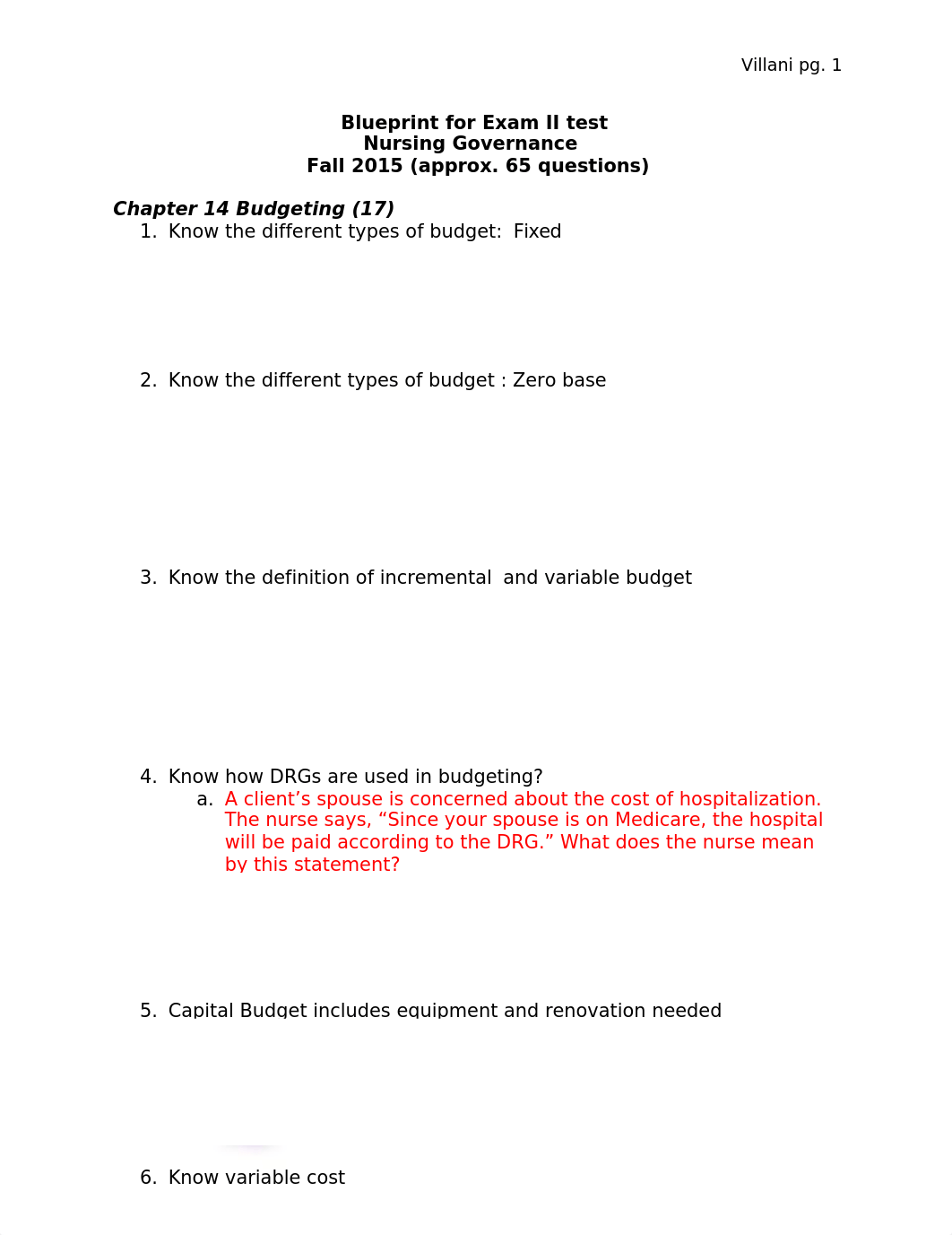 Nursing governance Final Exam Blueprint_dlhl1v2h9b2_page1