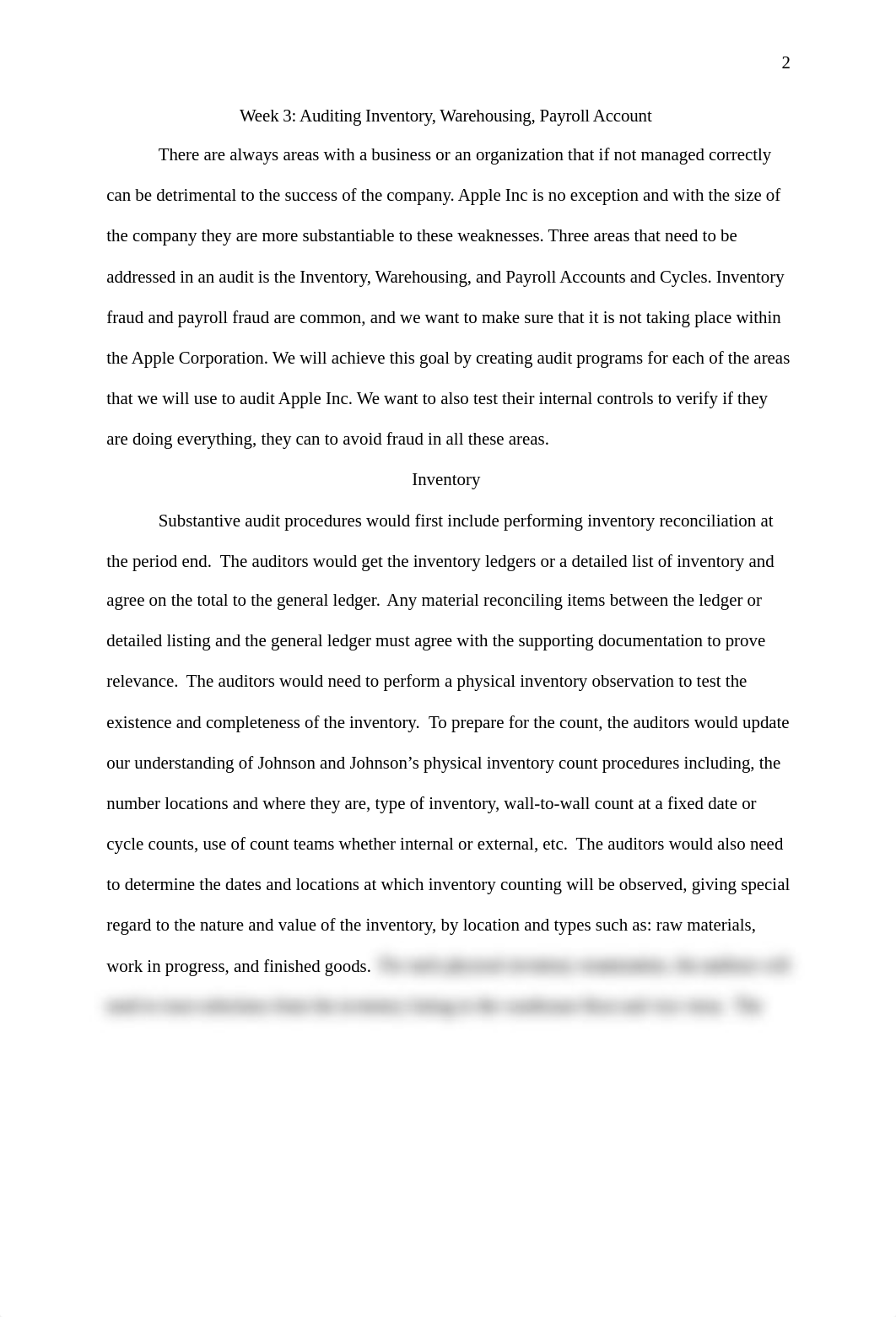 Group 4_ACC 492_ Week 3 Team Auditing Inventory, Warehousing, and Payroll Accounts (1).doc_dlhx8kgg3b8_page2