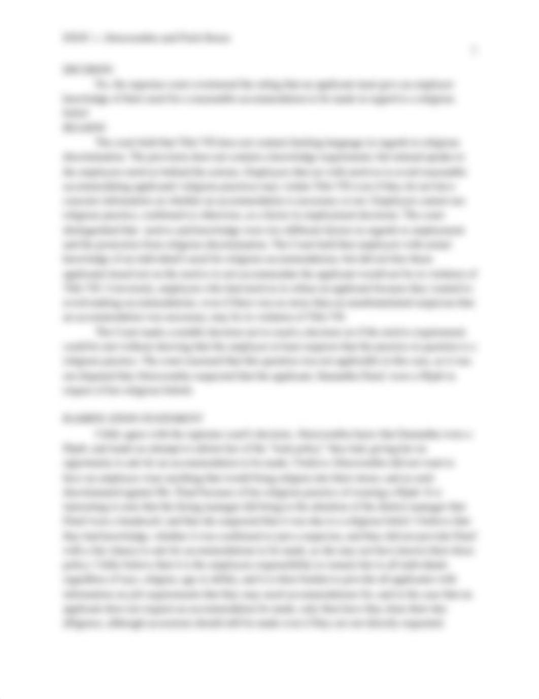 Case Brief_ EEOC v. Abercrombie and Fitch Stores, 575 U.S., ____ (2015).pdf_dli3gts42tj_page2