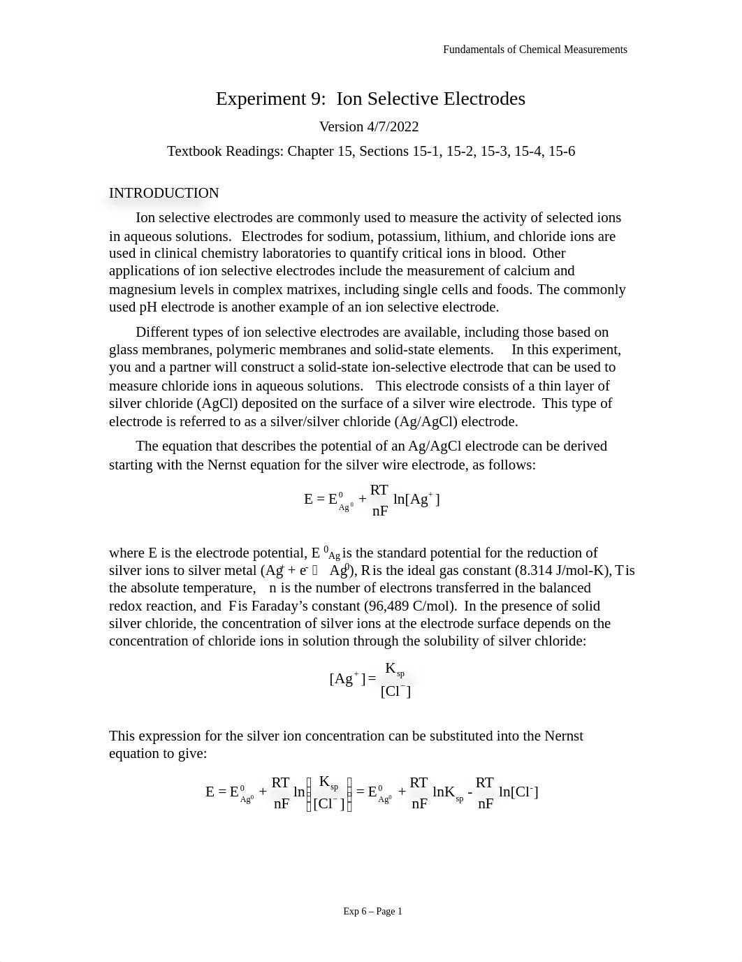 Lab #9 Ion Selective Electrode.pdf_dli410ylgpu_page1