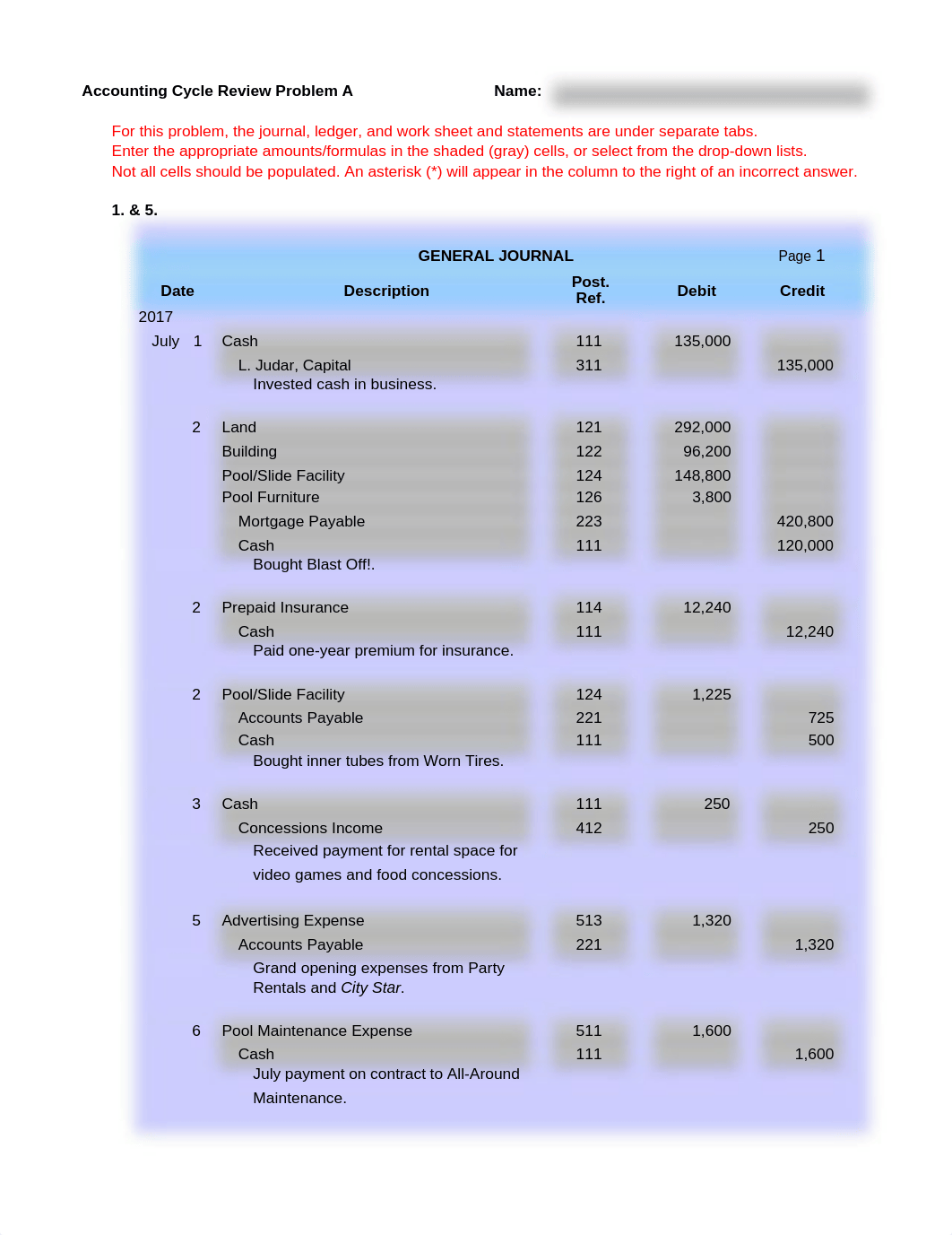 Accounting Cycle Review Problem - Pitruzzello.xls_dli4d7tiloj_page1