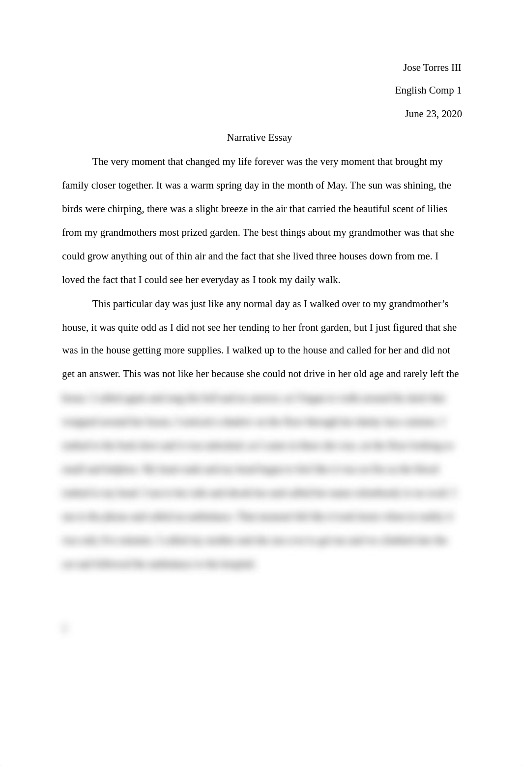 Jose Torres III english comp 1 sophia- narrative essay (1).docx_dlibxp7adv6_page1