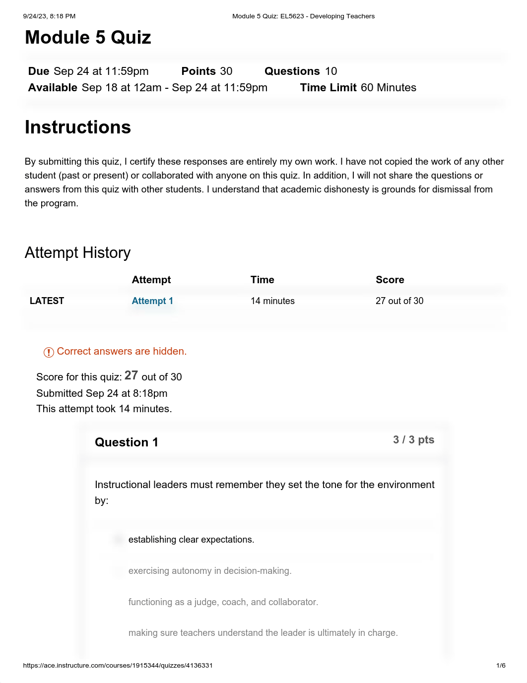 Module 5 Quiz_ EL5623 - Developing Teachers.pdf_dlistbjxbnq_page1