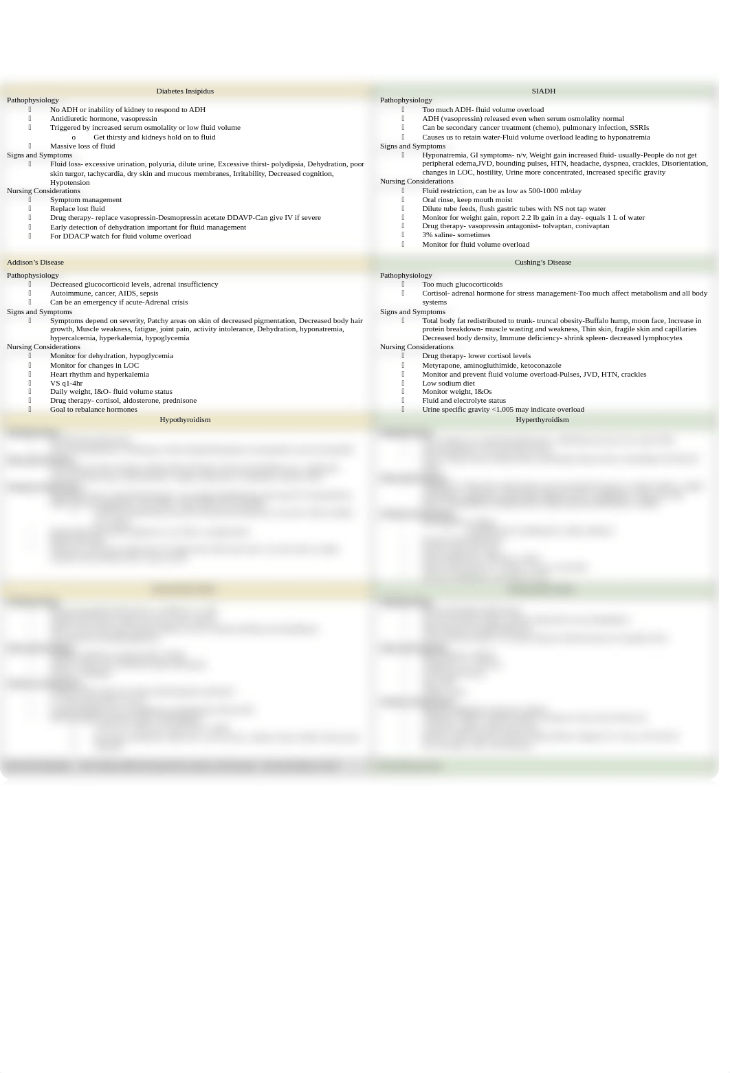 Endocrine Disorders Comparison Table.docx_dliszsurklo_page1