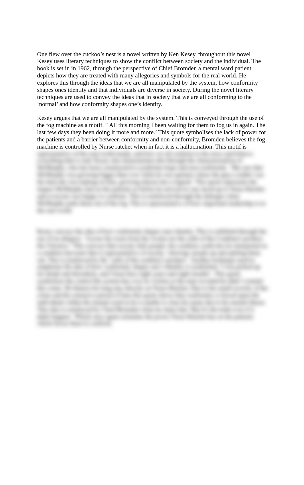 One flew over the cuckoo's nest is a novel written by Ken Kesey.docx_dliw0ai1cdp_page1