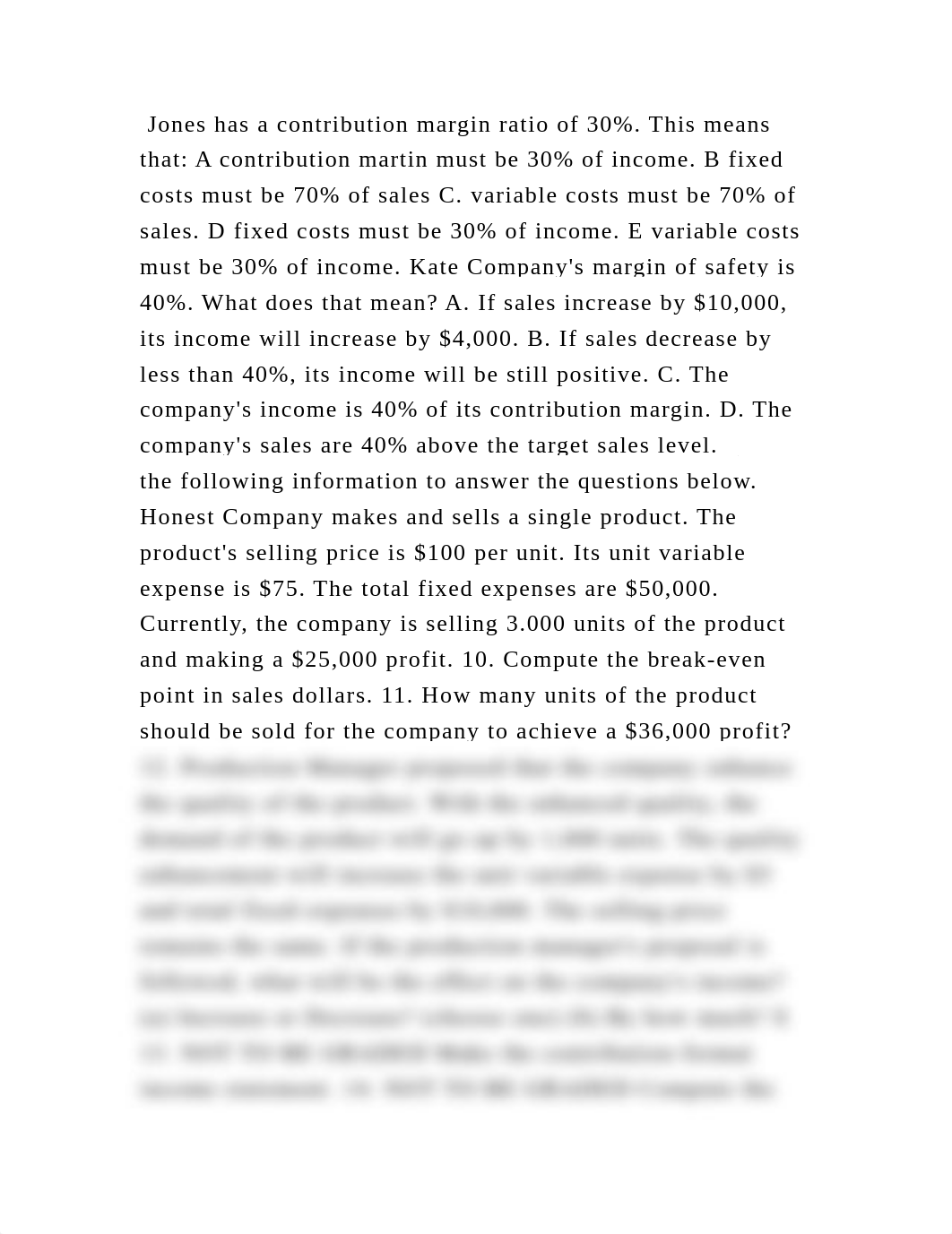 Jones has a contribution margin ratio of 30. This means that A cont.docx_dlj010xc6rc_page2