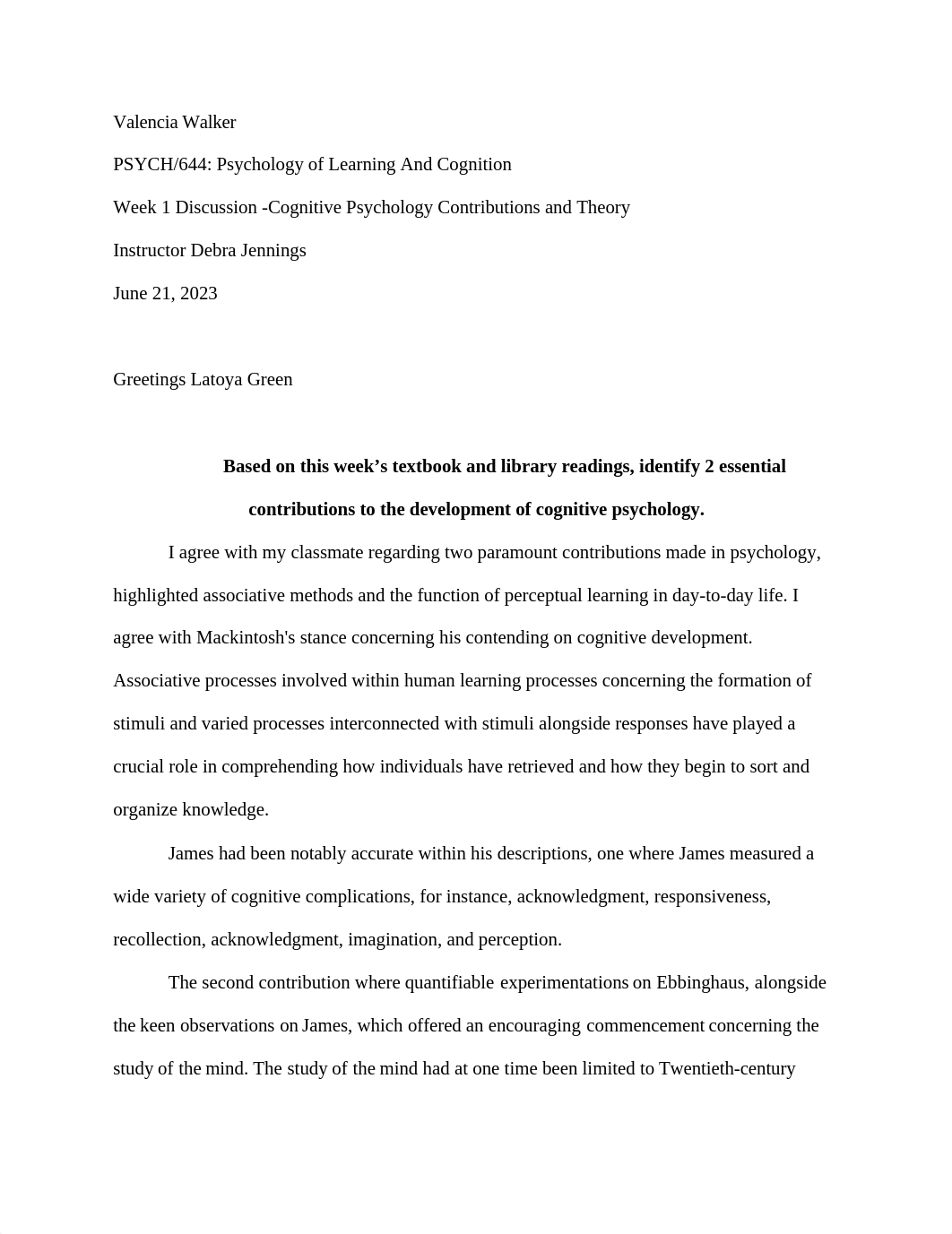 PSYCH_644- Psychology of Learning And Cognition  Week 1 Discussion -Cognitive Psychology Contributio_dlj4rkaqq51_page1