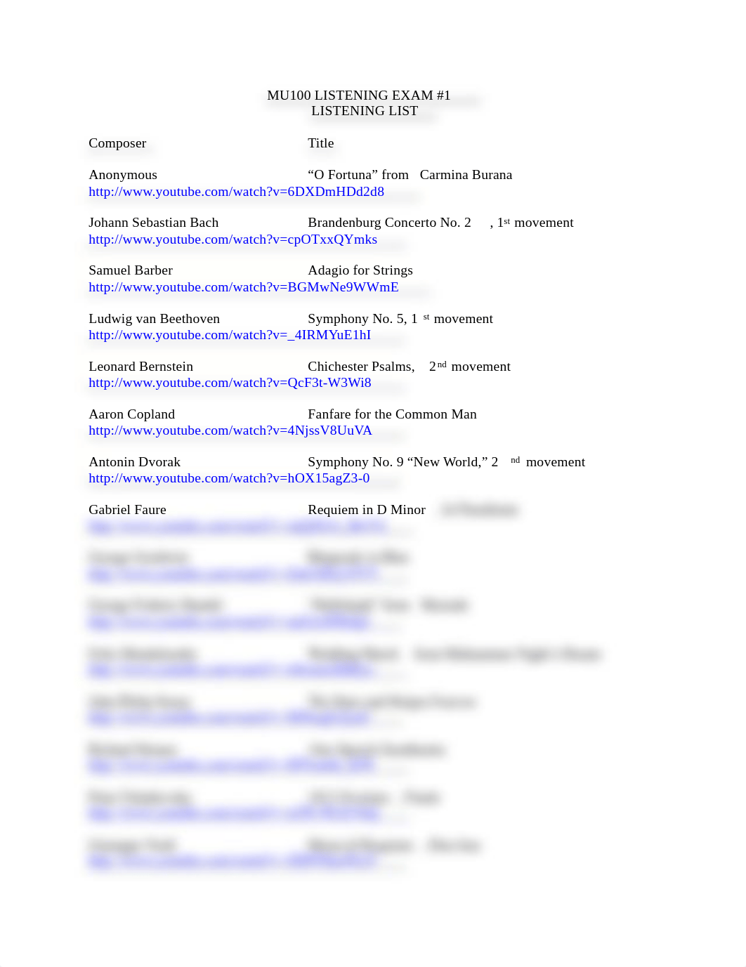 Unit 1 Listening Exam Listening List_dlj6fe5mgpu_page1