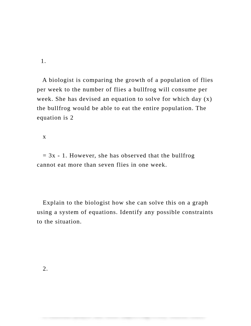 1.     A biologist is comparing the growth of a population of.docx_dlje5cq2og8_page2