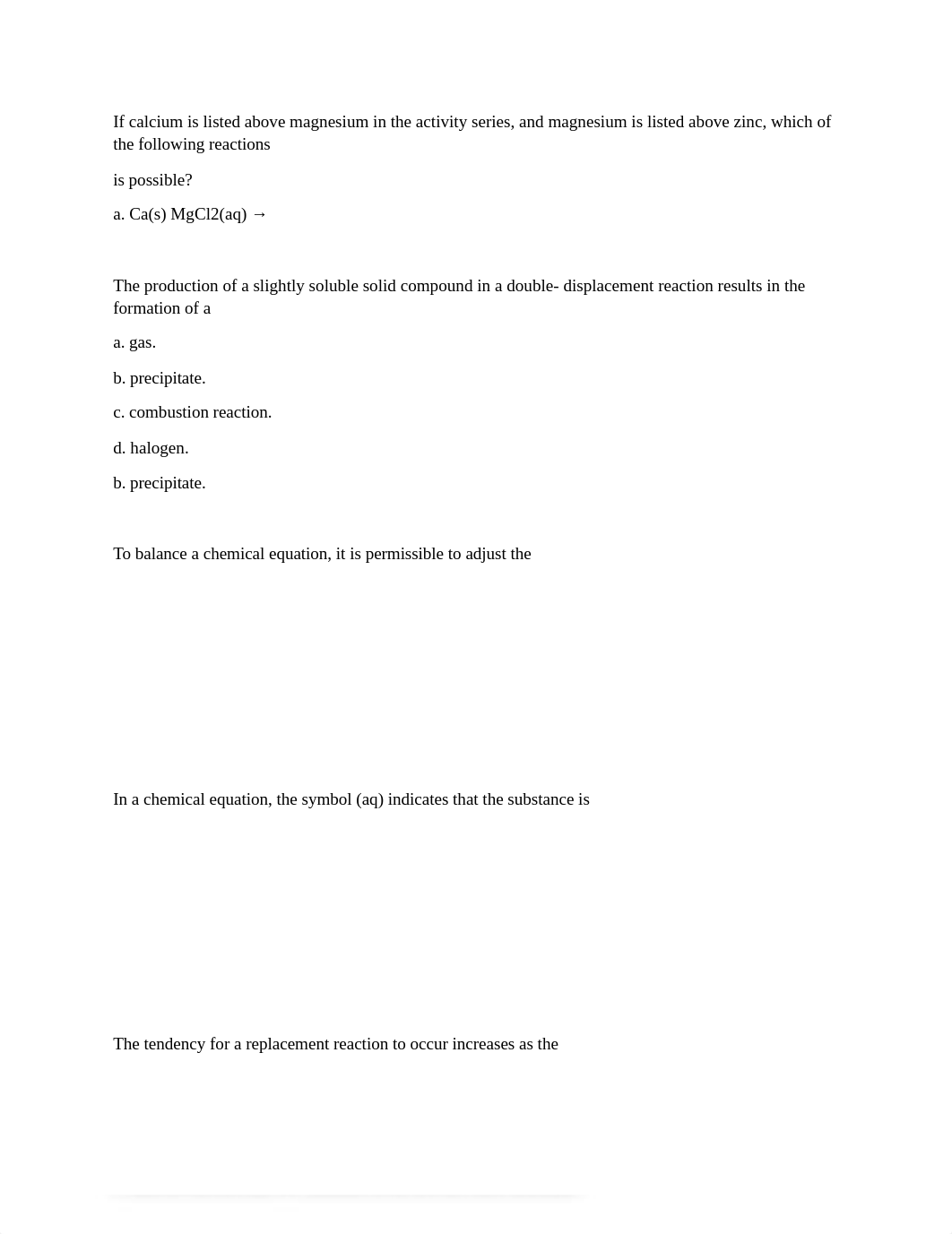 If calcium is listed above magnesium in the activity series.docx_dlk294o1rsz_page1