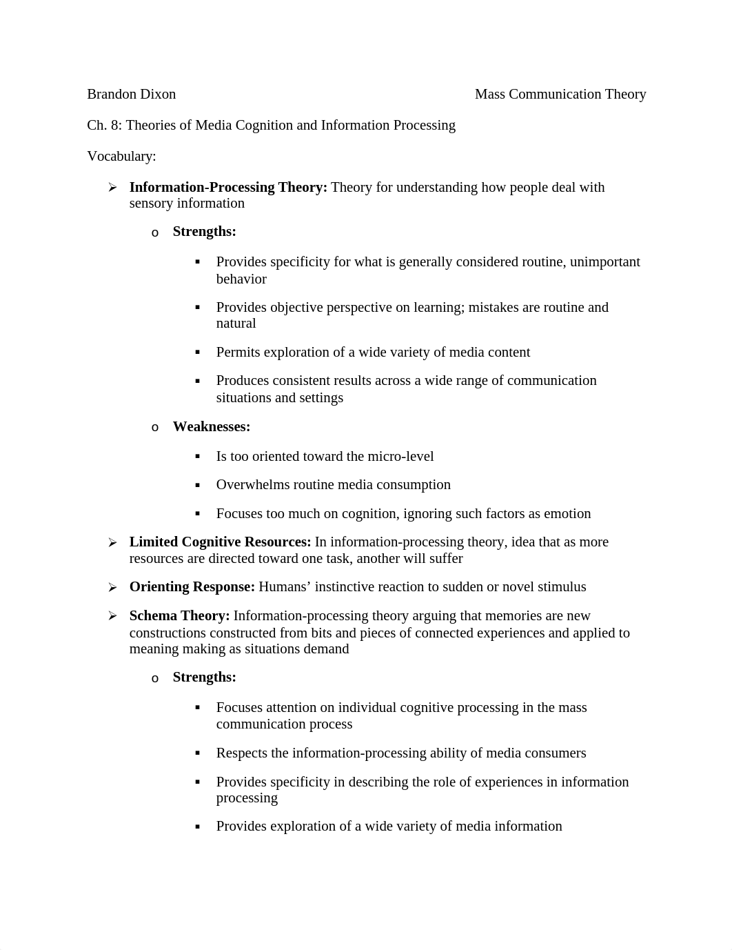 Theories of Media Cognition and Information Processing Notes_dlk781tds1o_page1