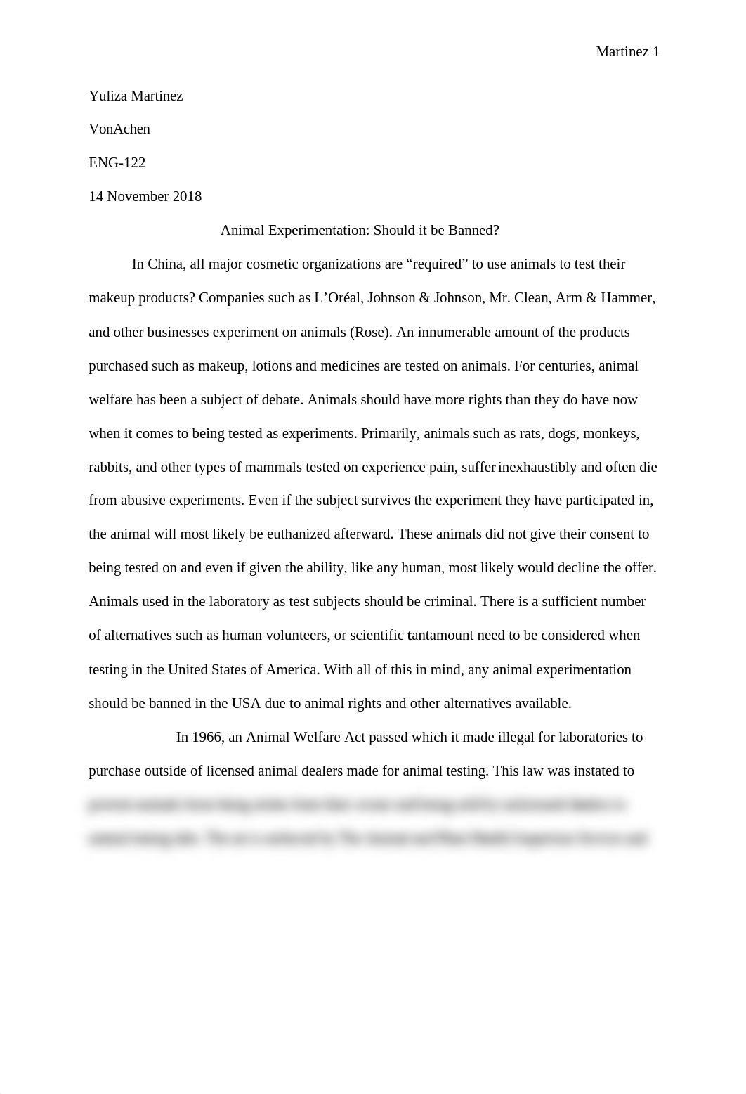 2nd Draft of Animal rights essay.docx_dlke9ylpmvz_page1