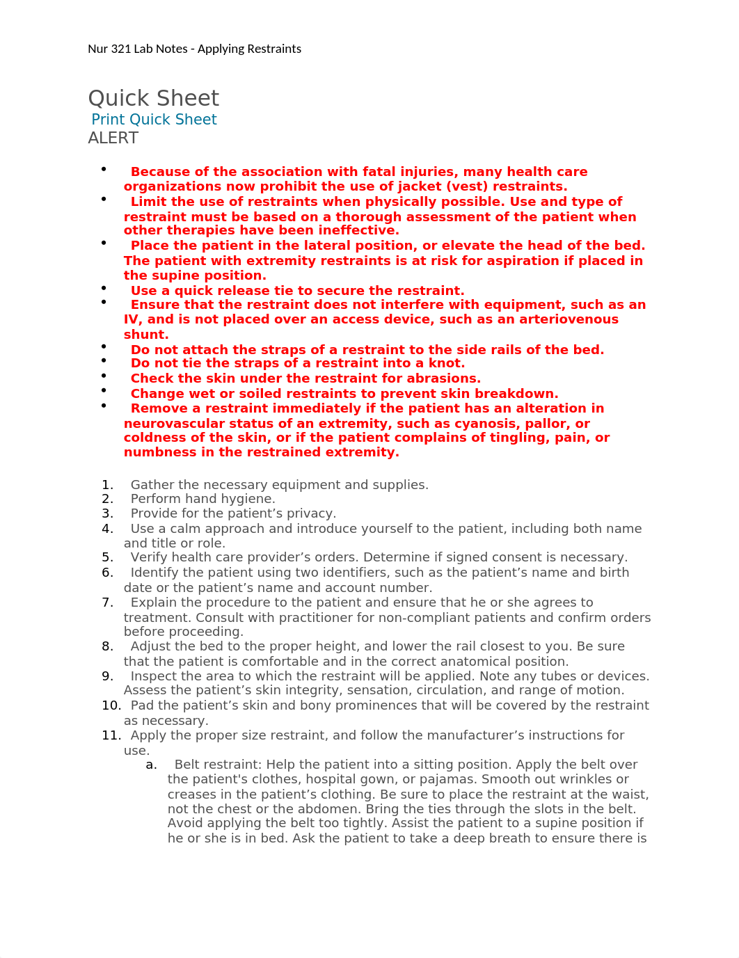 18 Notes - Applying Restraints.docx_dlkfwsa8180_page1