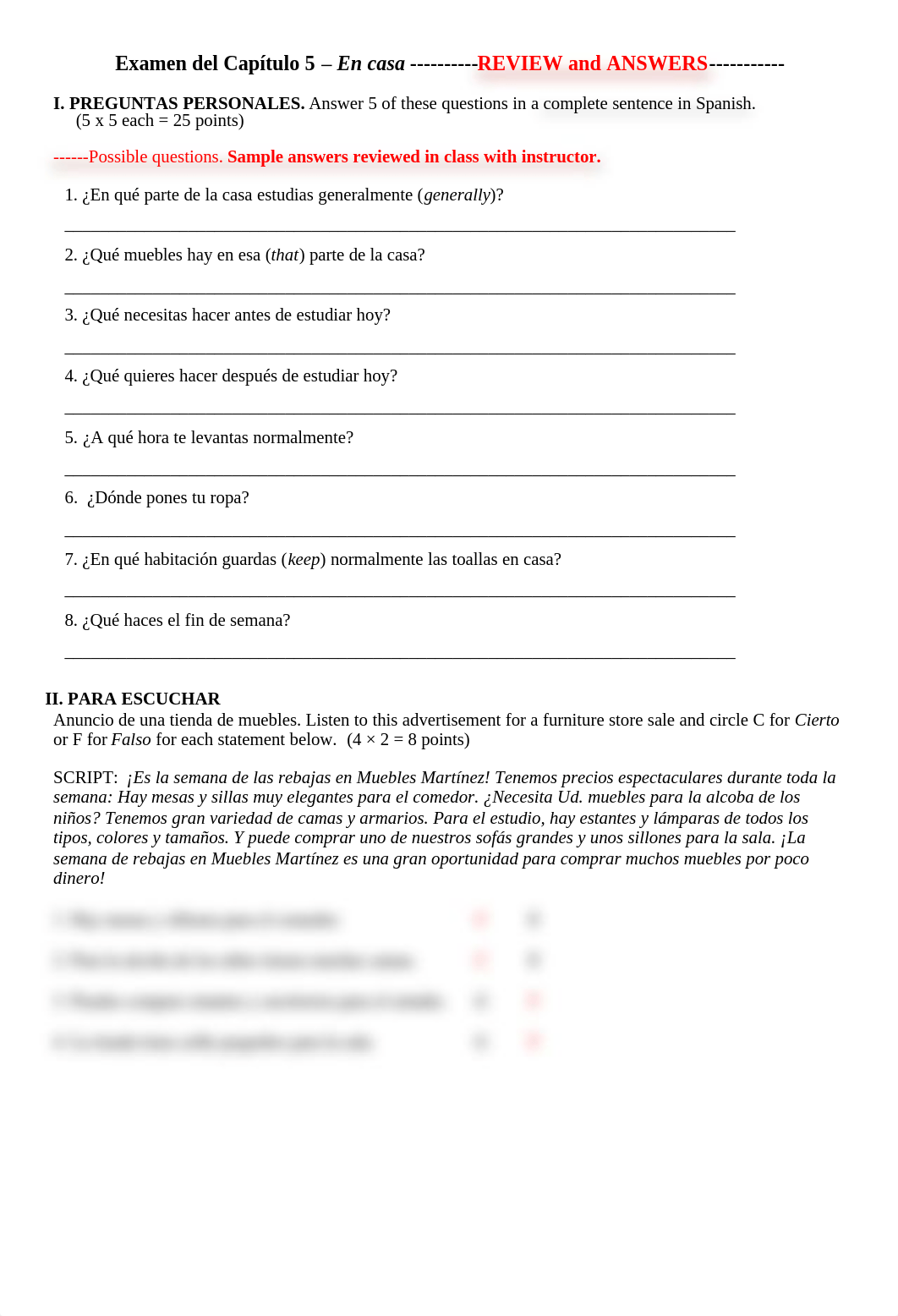 C. SPAN 1441 - Ch. 05 Test REVIEW ANSWER KEY - Puntos 11e.pdf_dlkl07kcakc_page1